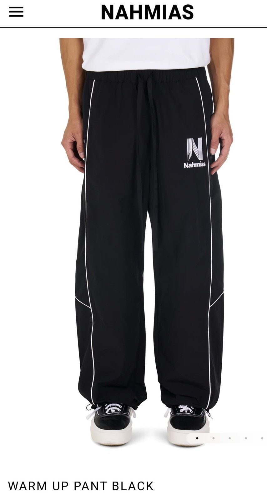 Nahmias Nahmias WARM UP PANT BLACK Size US 30 / EU 46 - 4 Thumbnail