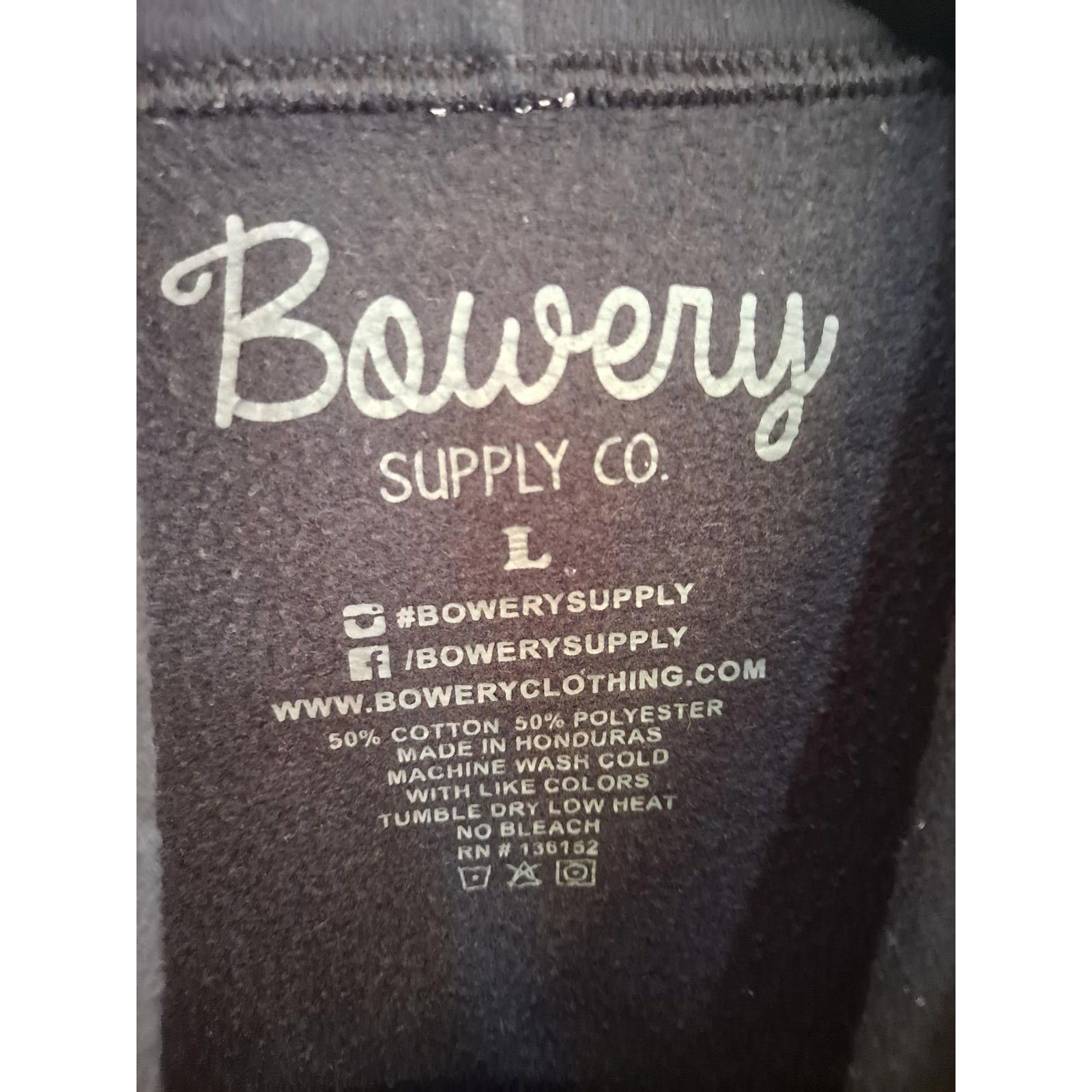 Bowery Bowery Black Tokyo Hooded Sweatshirt Size Large Size US L / EU 52-54 / 3 - 3 Thumbnail