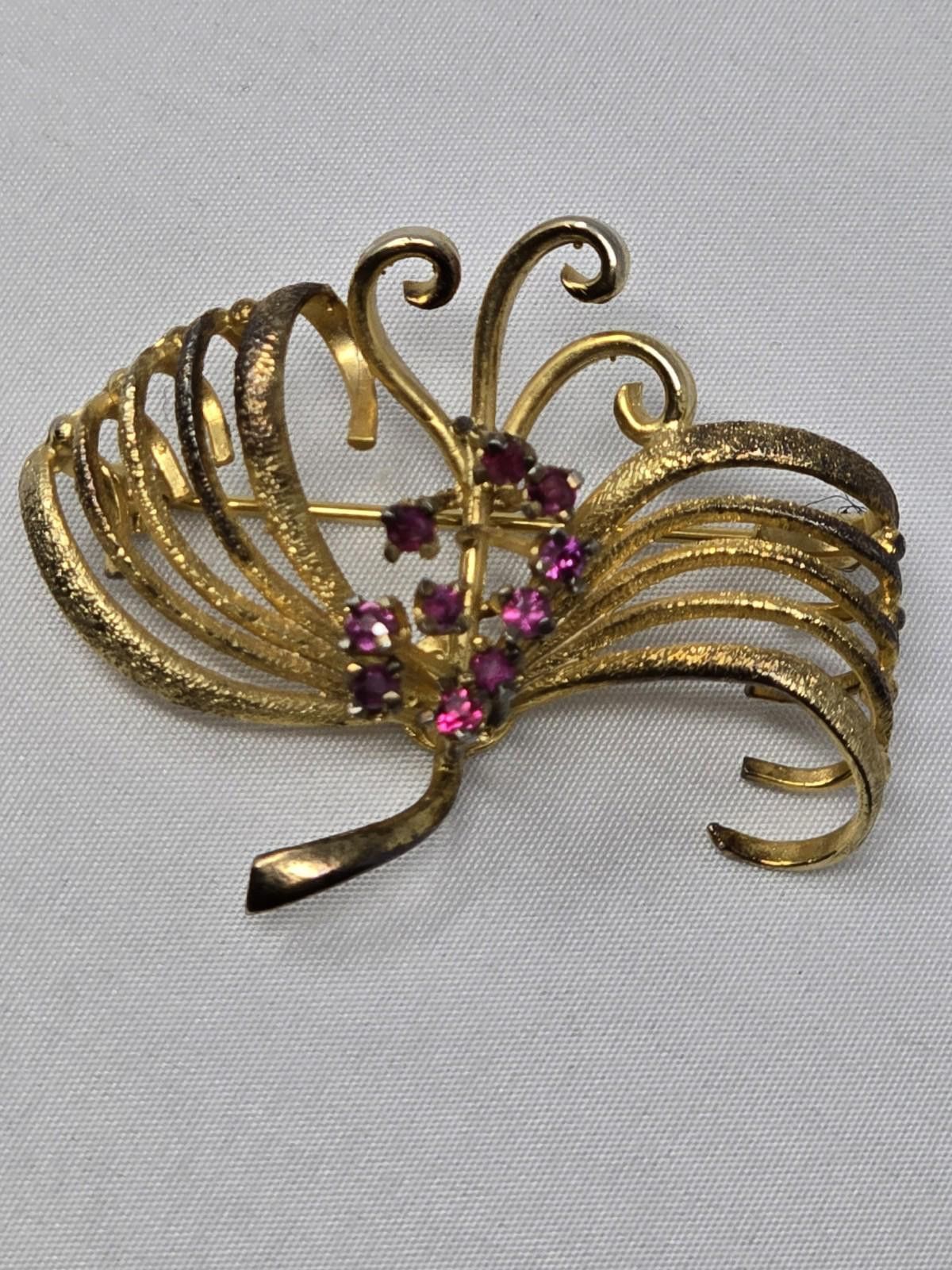 Other Vintage Les Bernard Sterling Silver Gold-Wash Brooch Size ONE SIZE - 6 Thumbnail