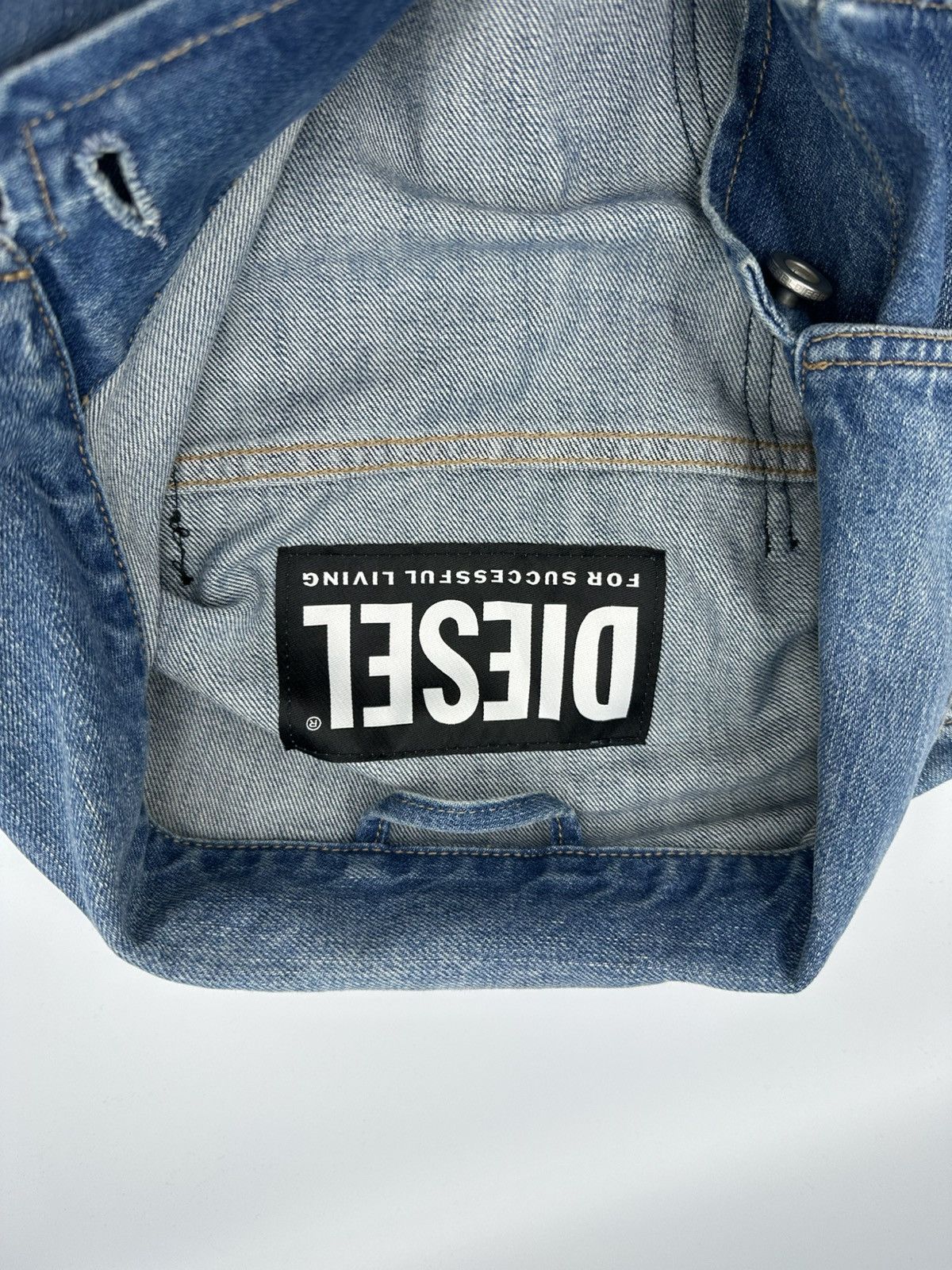 Diesel Diesel Denim Zipper’D Jacket Size XS / US 0-2 / IT 36-38 - 6 Thumbnail