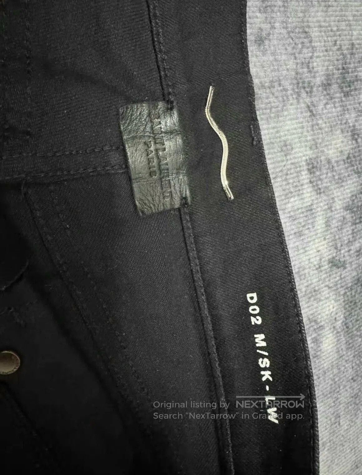 Saint Laurent Paris Saint Laurent SLP Black Denim Pants. Size US 29 - 4 Thumbnail
