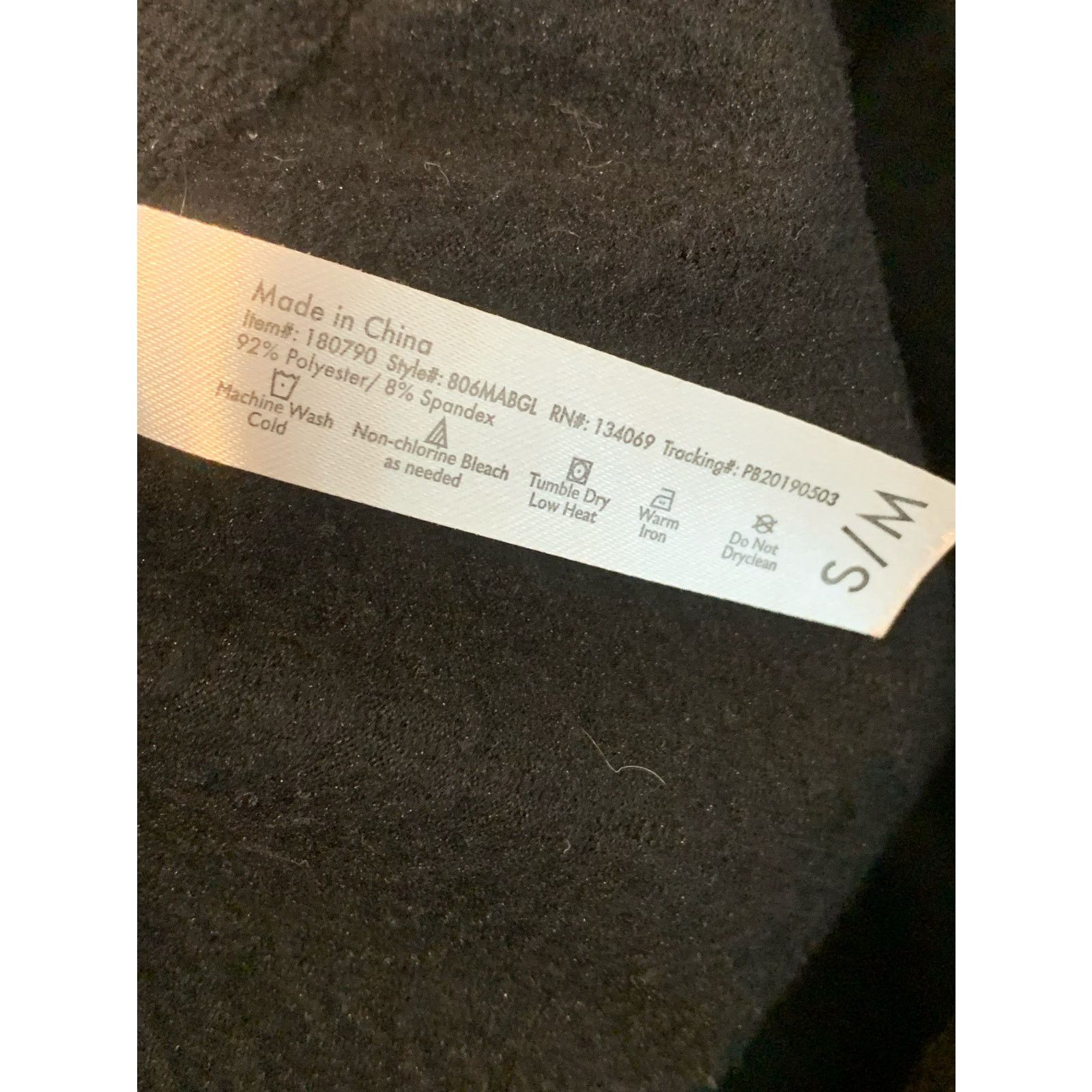 Gloria Vanderbilt Gloria Vanderbilt black knit leggings S/M Size 28" / US 6 / IT 42 - 4 Thumbnail