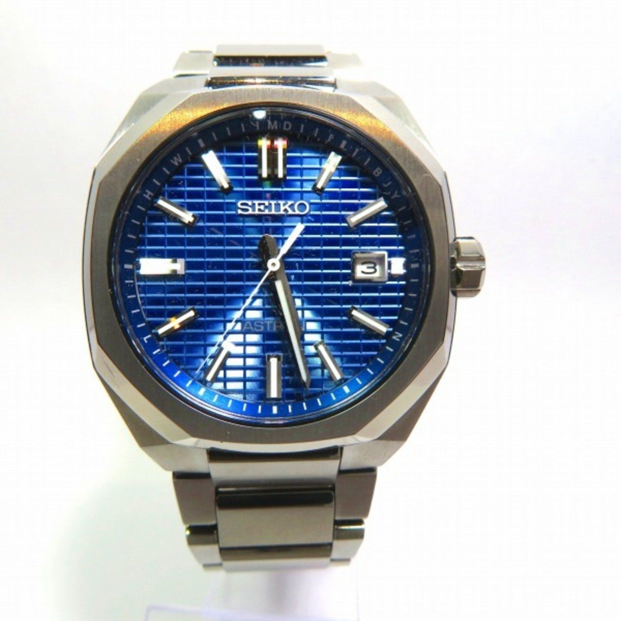 image of Seiko Astron Sbxy061 Radio Solar Watch Men's in Tan