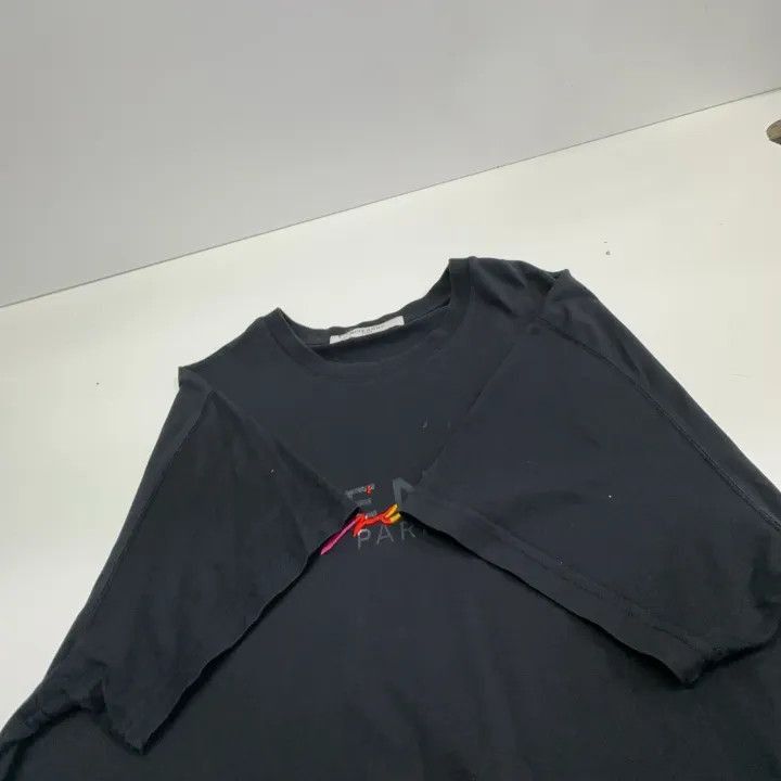 Givenchy Givenchy Givenchy Black Embroidered Cotton TShirt for Men Size US M / EU 48-50 / 2 - 6 Thumbnail