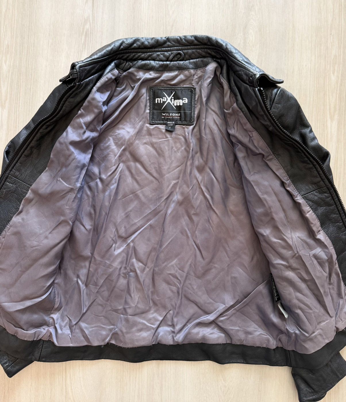Wilsons Leather Vintage Wilson Leather Maxima Genuine Leather Jacket Sz S Size S / US 4 / IT 40 - 6 Thumbnail