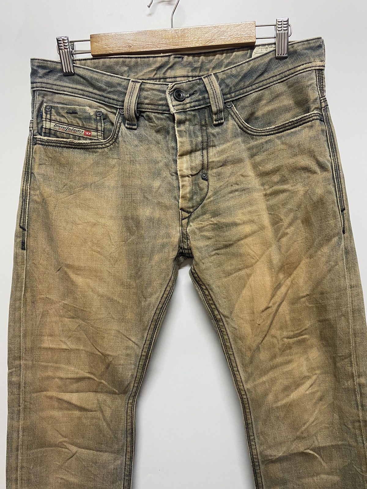 Japanese Brand × Vintage Diesel Thanaz Rare Authentic 00720 Dragon Denim Skinny Jeans Size US 30 / EU 46 - 3 Thumbnail