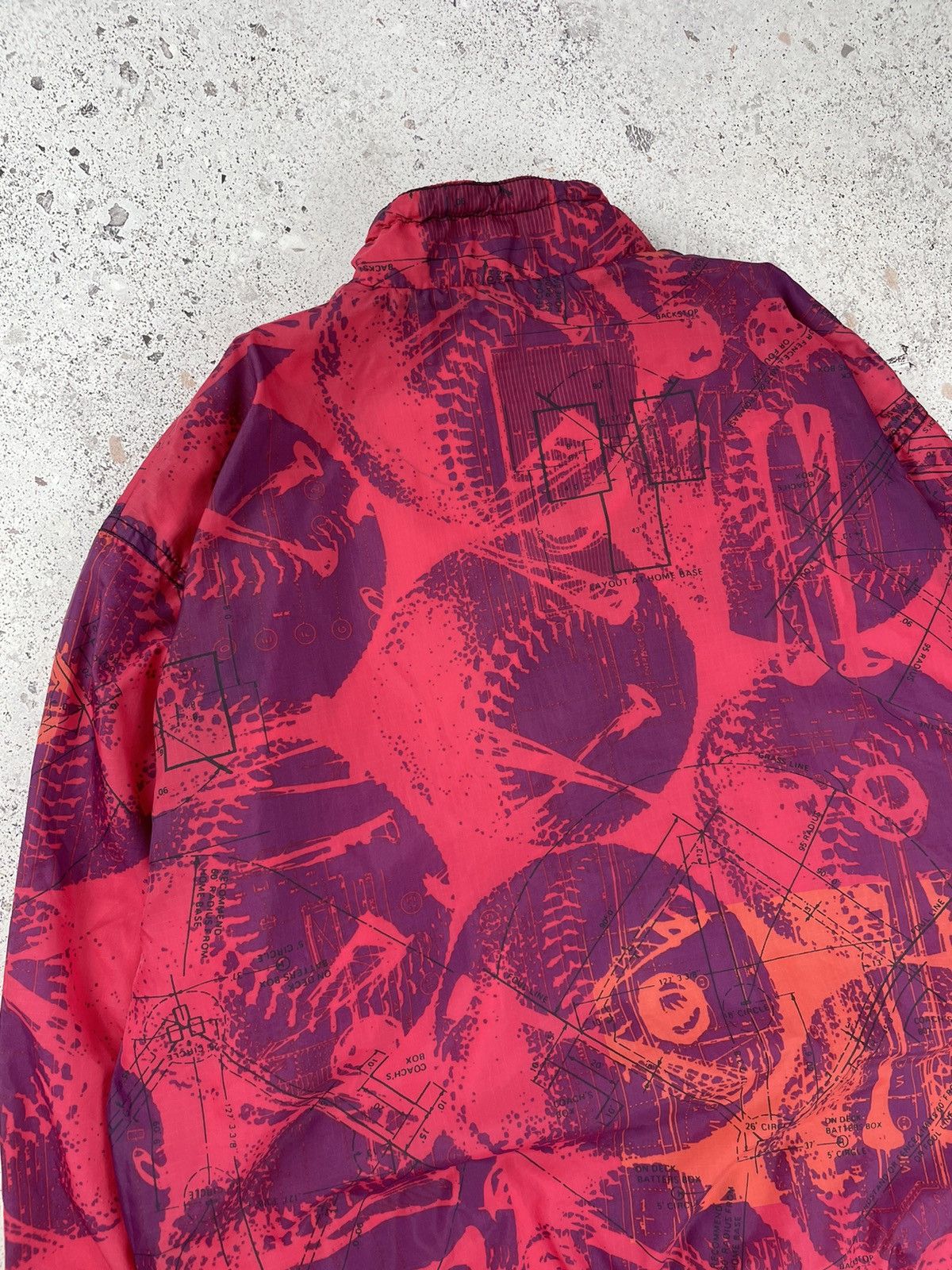 Nike × Vintage Vintage Nike Nylon Zip Anorak Windbreaker Jacket Drill Size US XL / EU 56 / 4 - 12 Thumbnail