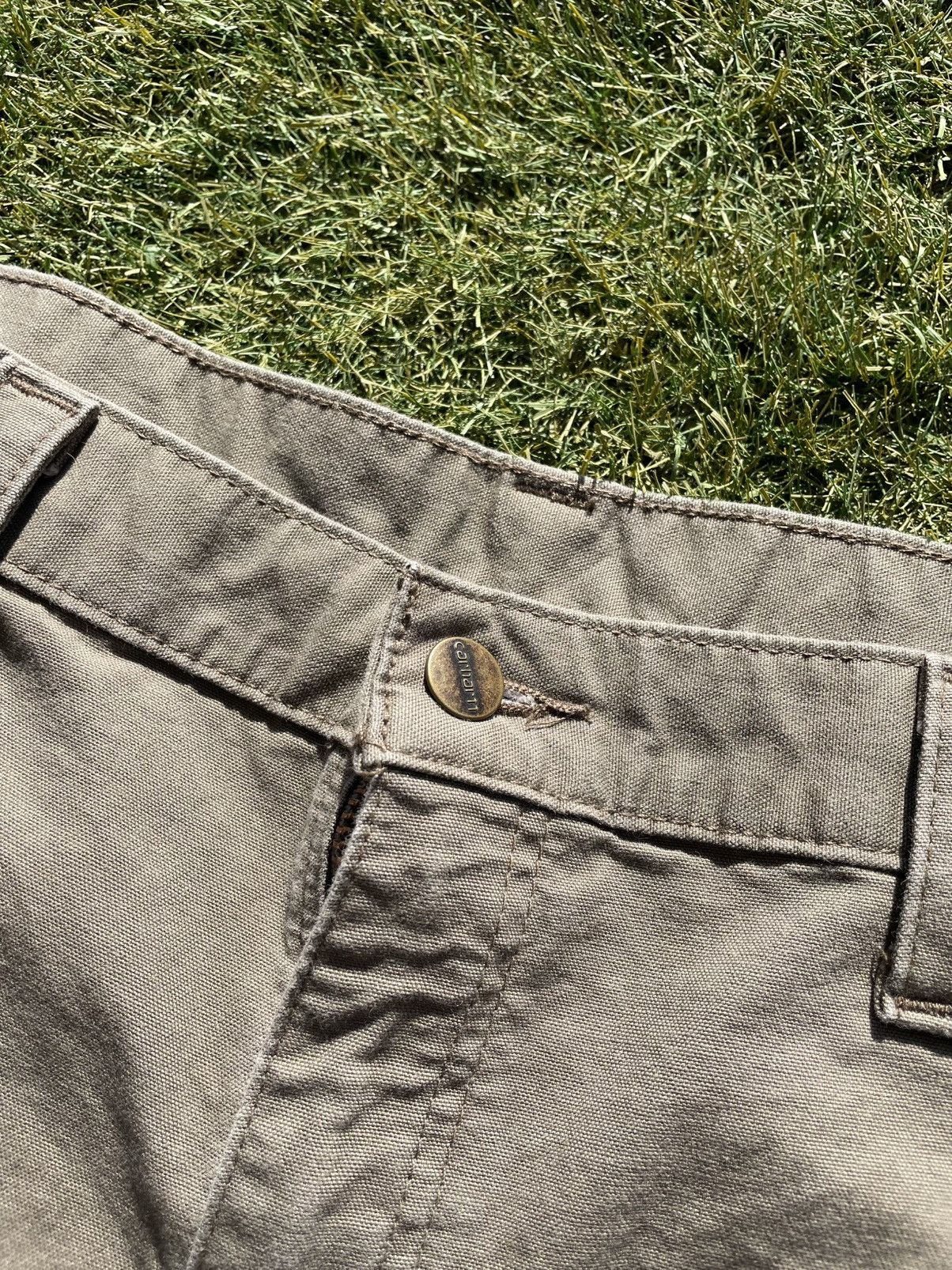 Carhartt Carhartt Loose Fit Canvas Utility Work Shorts Men's 46 Tan Size US 44 / EU 60 - 2 Thumbnail