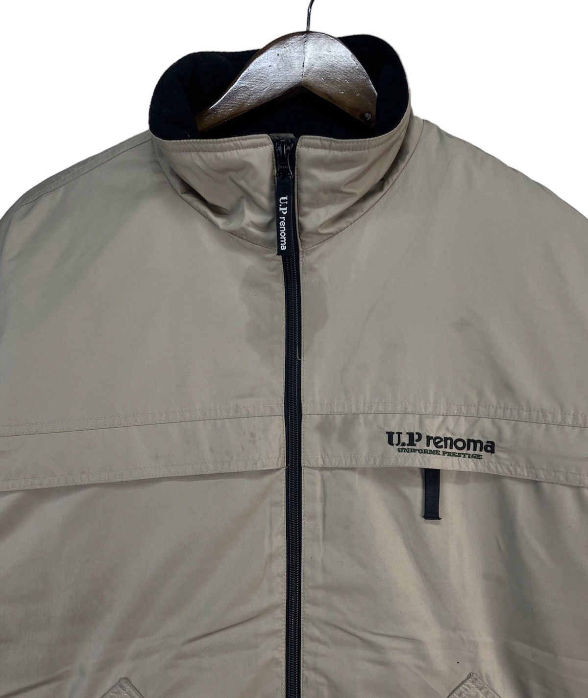 Japanese Brand Vintage Renoma Light Jacket Full Zipper Size US L / EU 52-54 / 3 - 2 Thumbnail