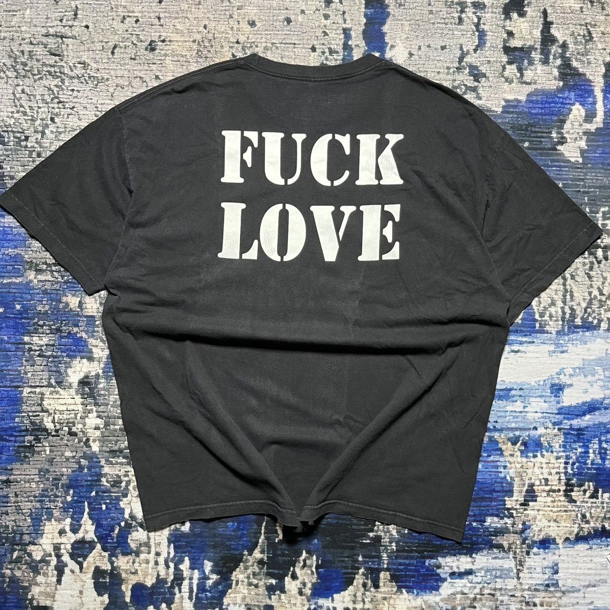 Vintage 🔥Love From Sickside Naked Girl Shoot Man Tees Size US XXL / EU 58 / 5 - 2 Thumbnail