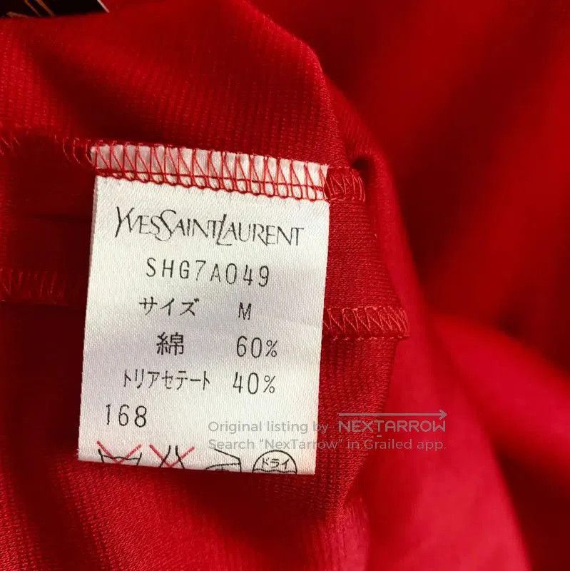 Yves Saint Laurent YSL Red Cotton Women's Jacket M Size . Size M / US 6-8 / IT 42-44 - 5 Thumbnail