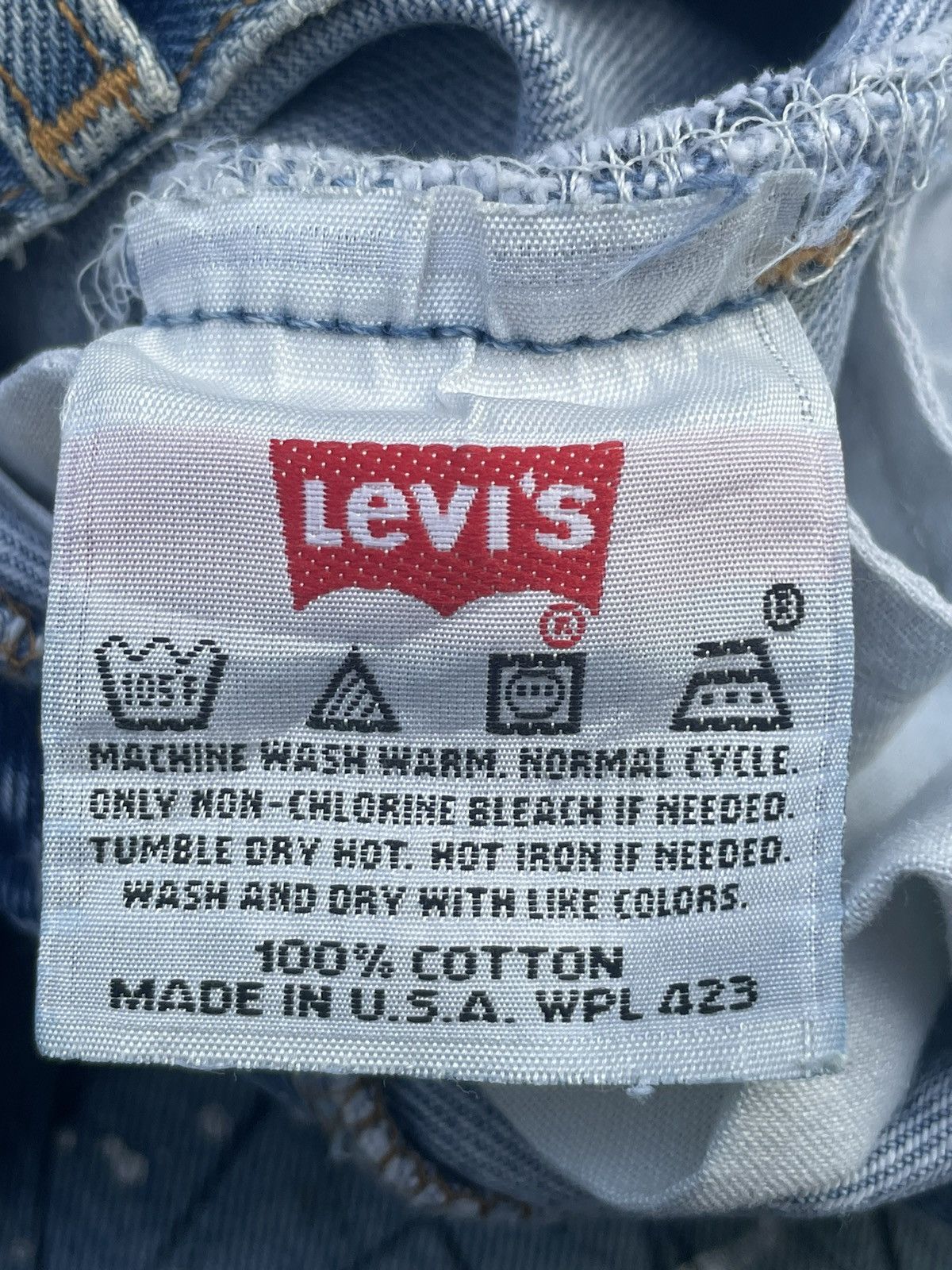 Levi's Vintage 1999 Levis 501 e Usa Painted Design Size US 30 / EU 46 - 21 Thumbnail