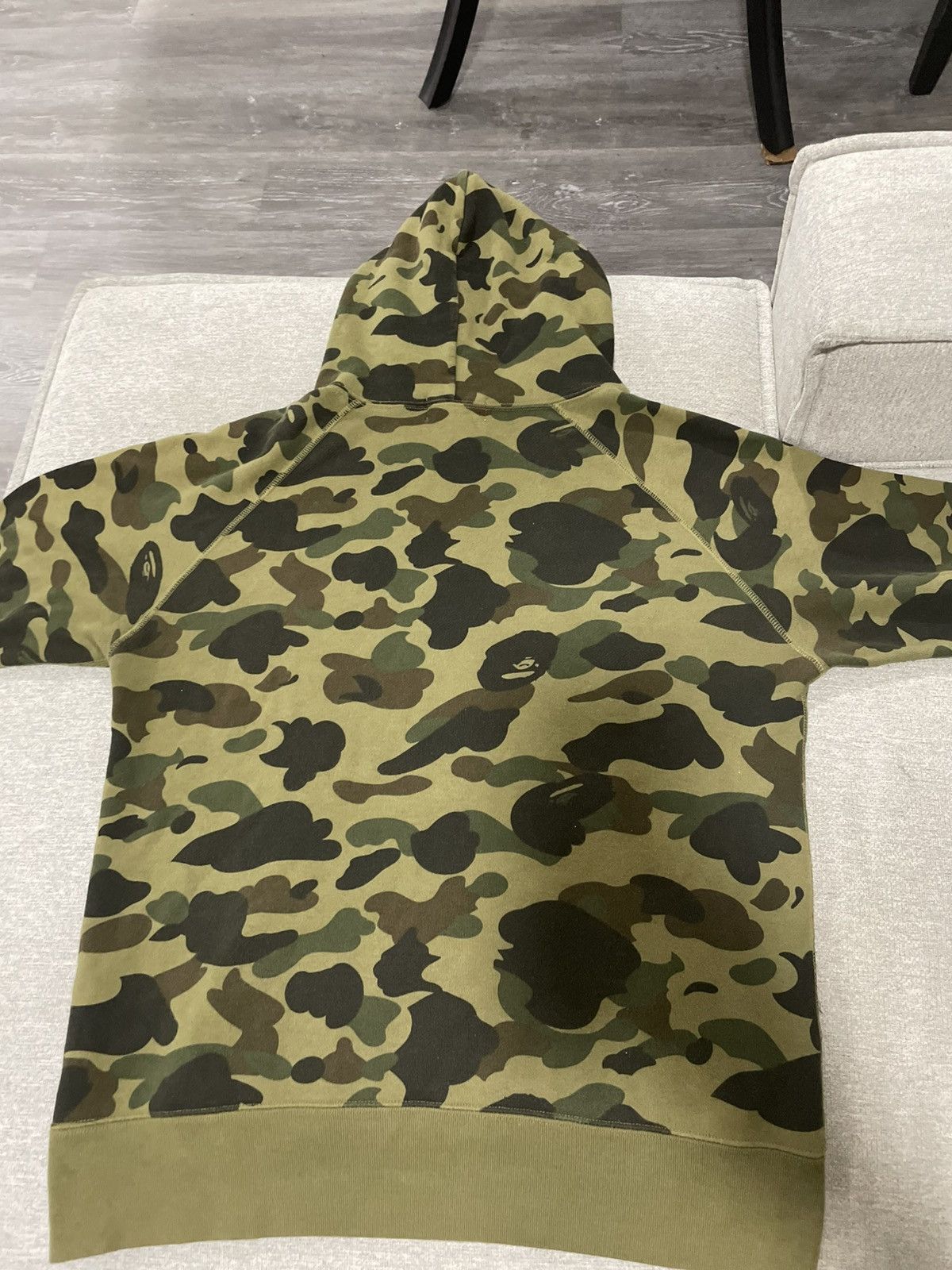 Bape BAPE (Bathing Ape) Green Camo Hoodie Size US M / EU 48-50 / 2 - 2 Thumbnail