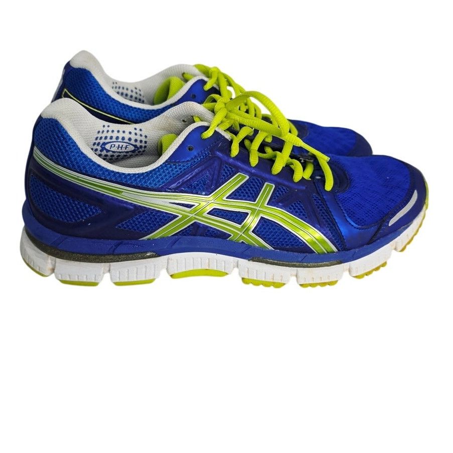 Asics Asics Blue Lime Running Shoes Men's Athletic Trainer Sneaker Size US 8.5 / EU 41-42 - 1 Thumbnail