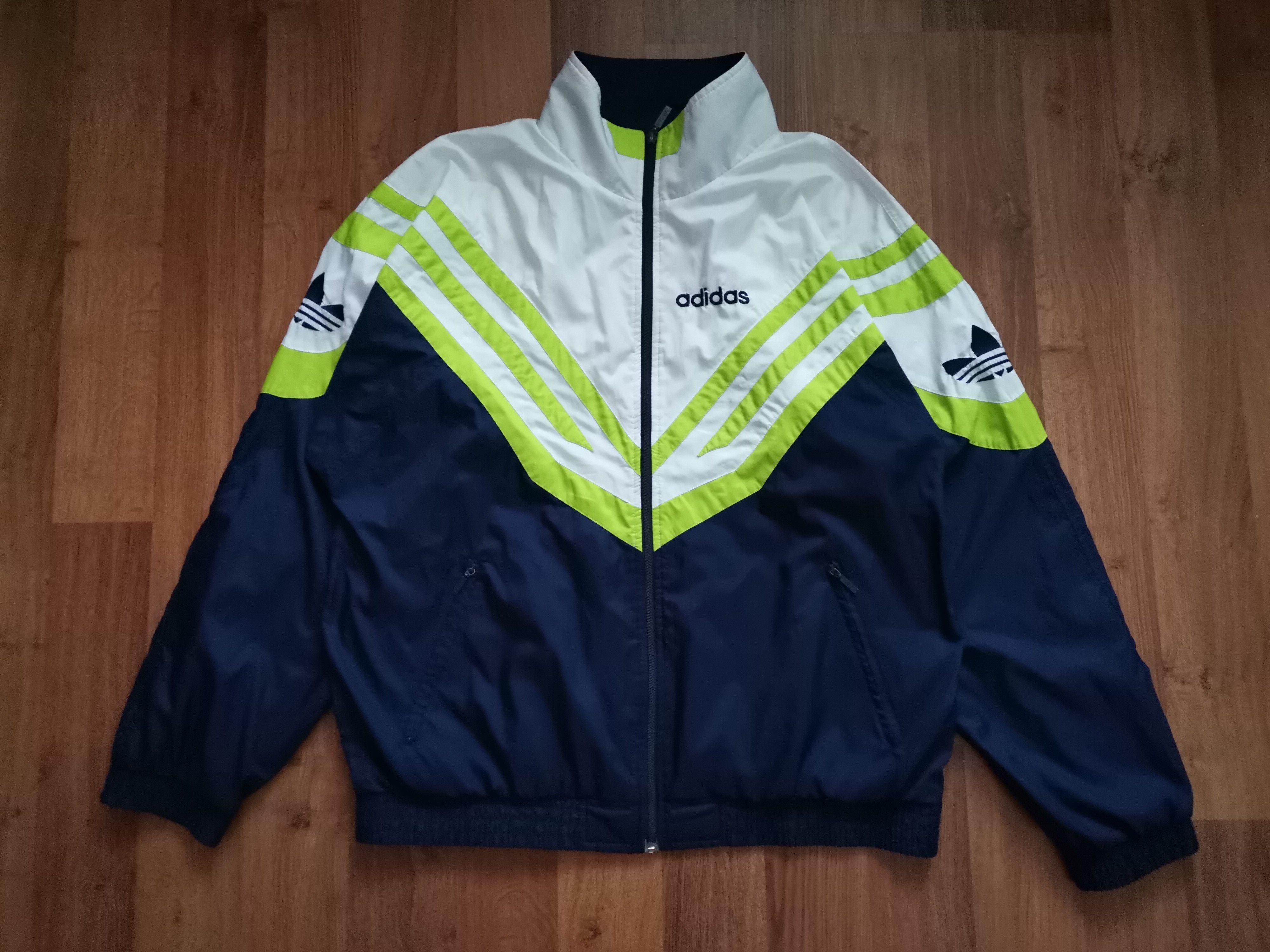 Adidas Vintage Adidas Track Jacket Size US L / EU 52-54 / 3 - 1 Thumbnail