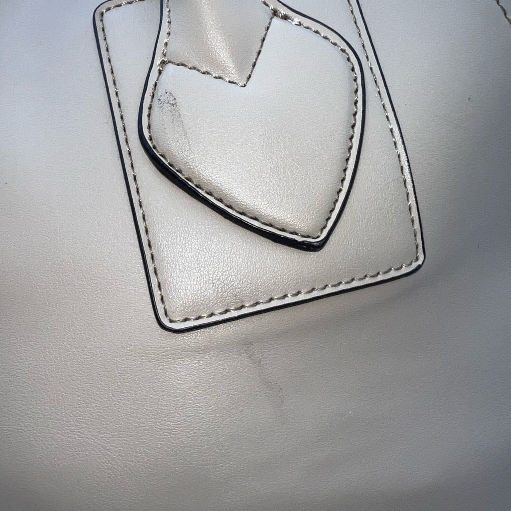 Anne Klein Anne Klein Faux Leather Deep Cream Domed Large Bag Size ONE SIZE - 6 Thumbnail