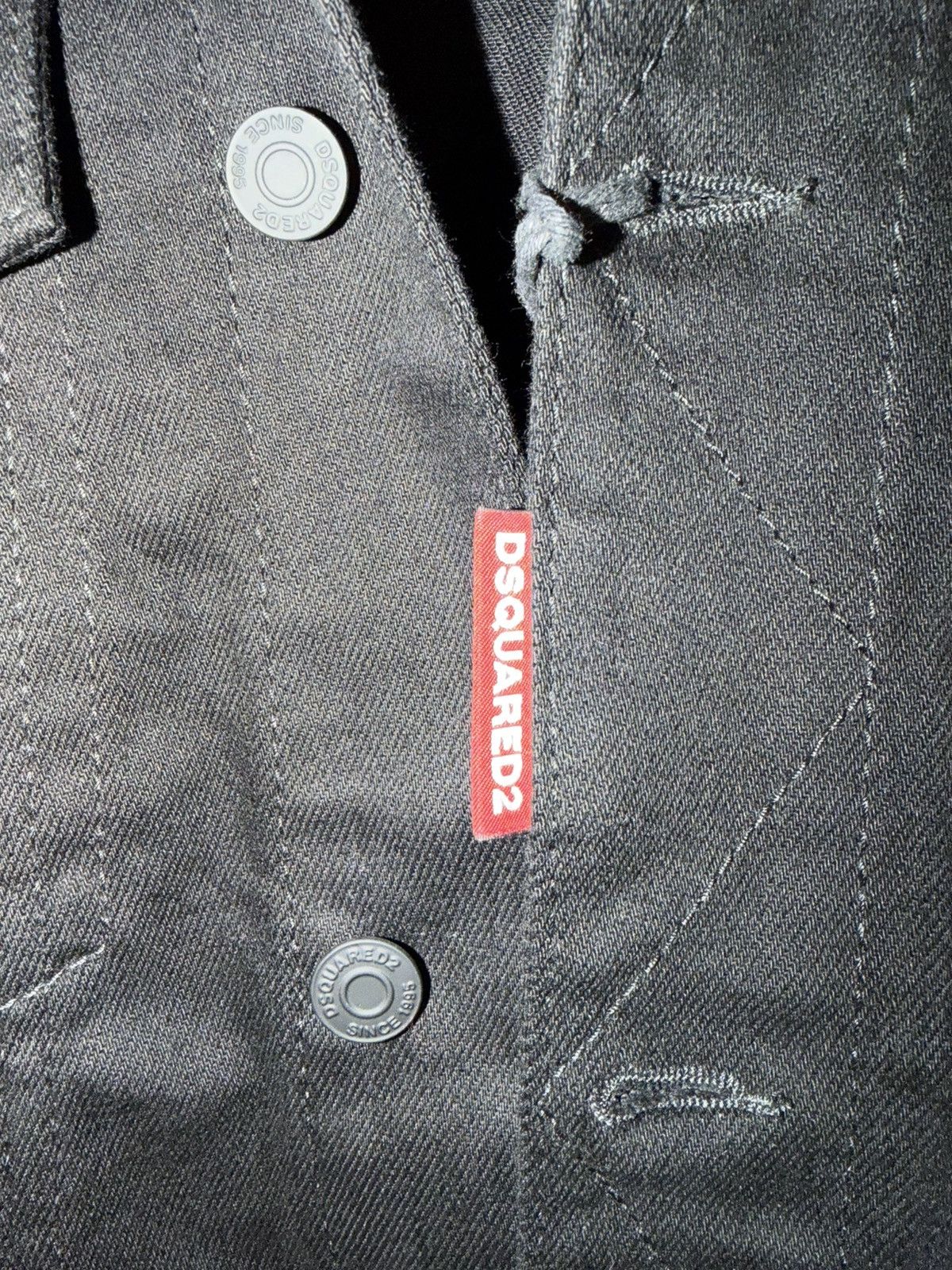 Dsquared2 Dsquared2 x October’s Very Own New Black Jean Jacket Size US S / EU 44-46 / 1 - 5 Thumbnail