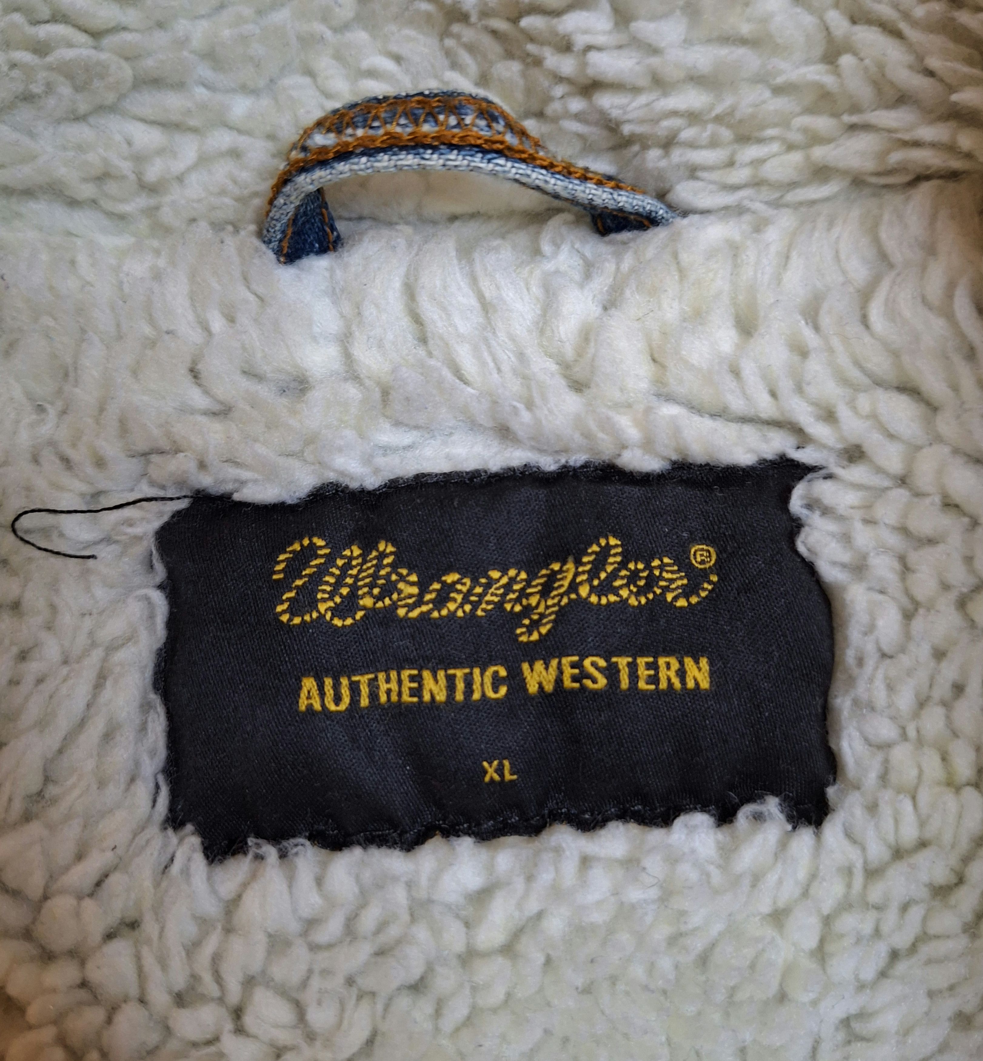 Vintage × Wrangler Wrangler Vintage 1990s Denim Jacket Jeans Sherpa Fleece Size US XL / EU 56 / 4 - 5 Thumbnail