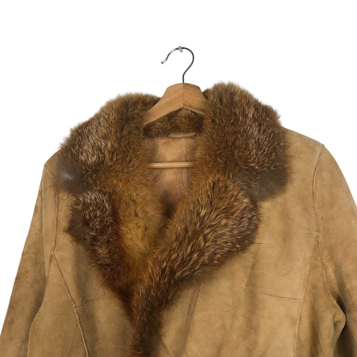 Vintage 🔥VINTAGE LEATHER JACKET SHEARLING MINK FUR L&R SPAIN Size US M / EU 48-50 / 2 - 17 Thumbnail