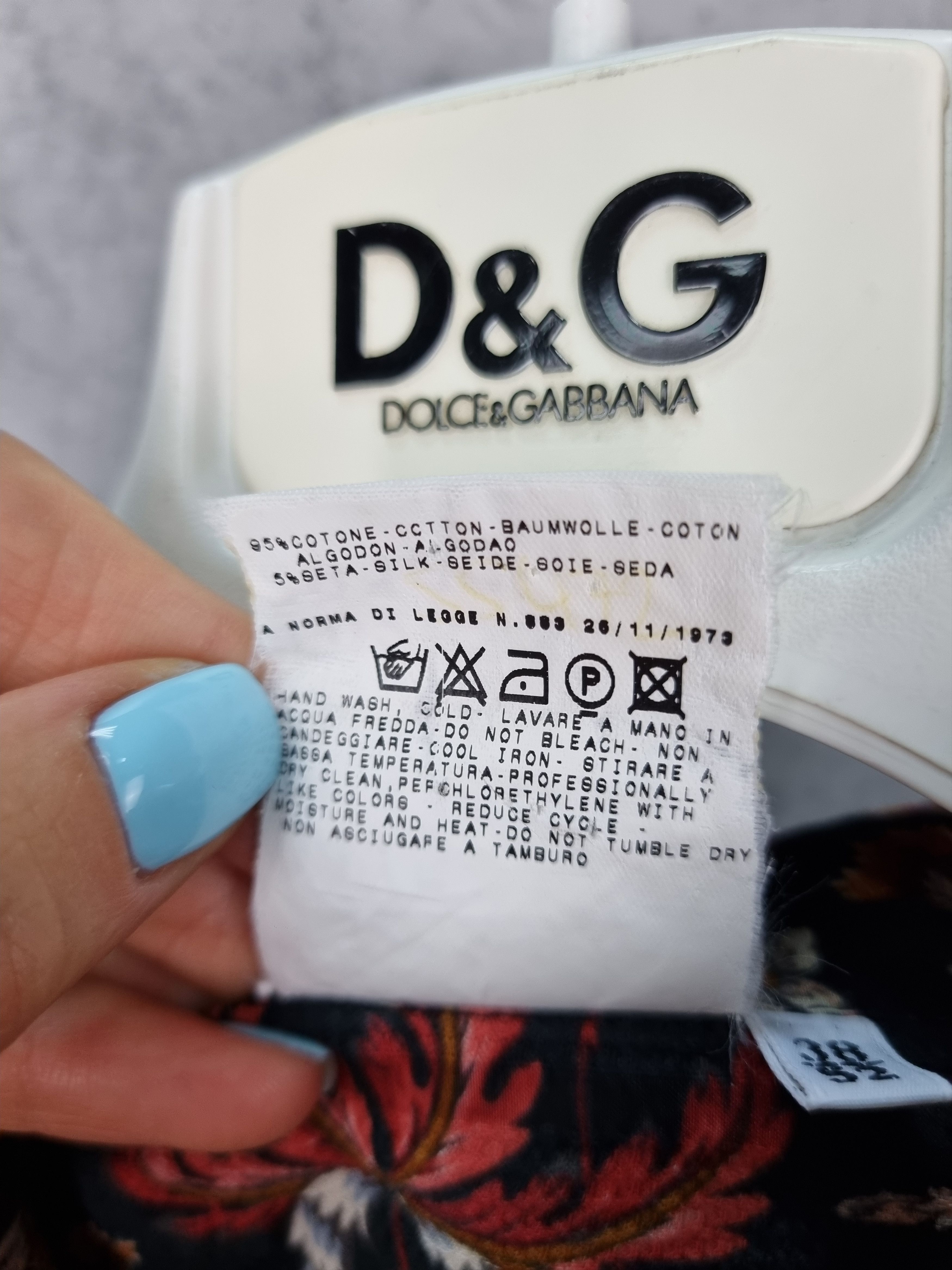 Dolce & Gabbana Rare Dolce & Gabbana Floral All Over Shirt Size US L / EU 52-54 / 3 - 11 Thumbnail