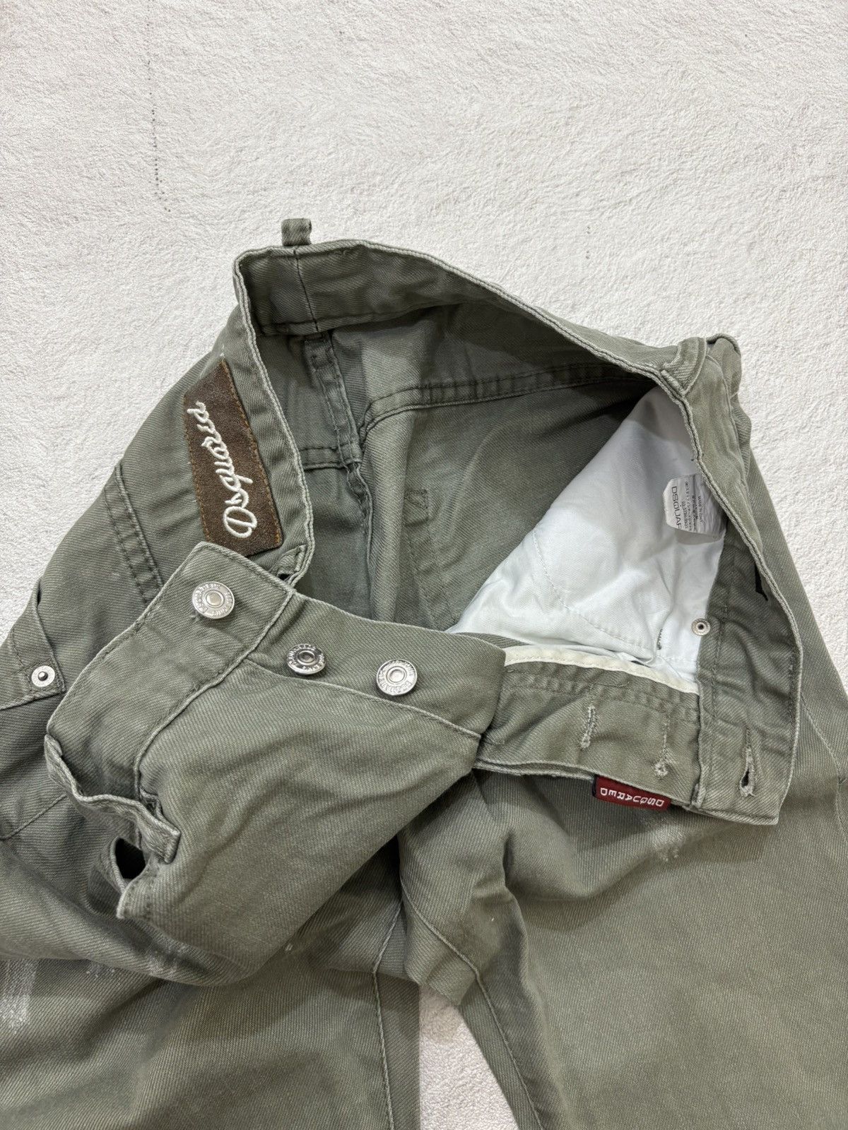 Helmut Lang 2000s Dsquared distressed denim pants y2k style Size US 30 / EU 46 - 4 Thumbnail