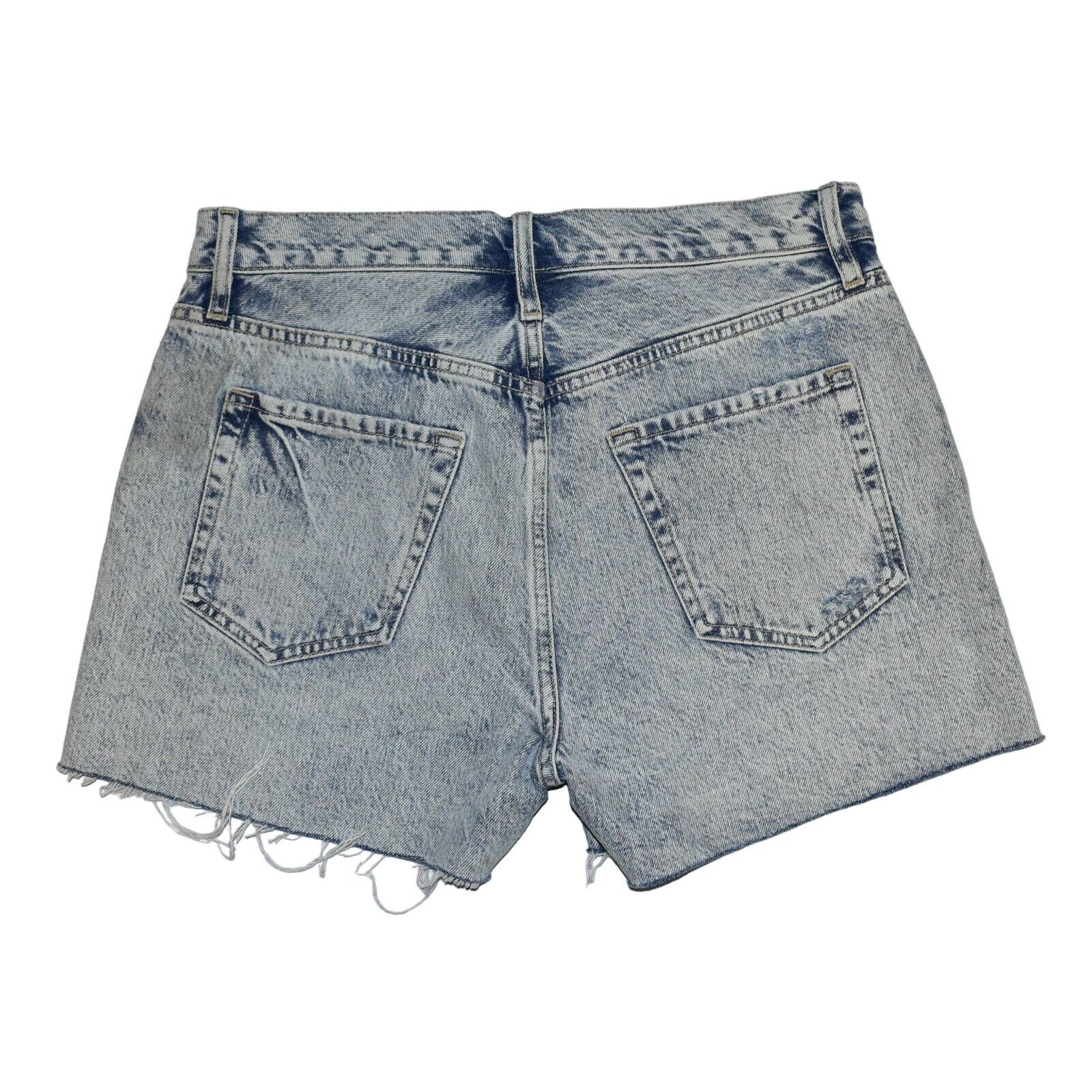 Frame NWT FRAME Le Simone Cut Off Raw Hem Jean Shorts Size 28 $178 Size 28" / US 6 / IT 42 - 3 Thumbnail