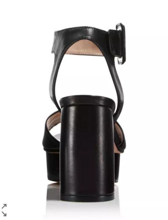 Stuart Weitzman Stuart Weitzman Women's Newdeal Leather Platform Sandals Size US 9 / IT 39 - 12 Thumbnail