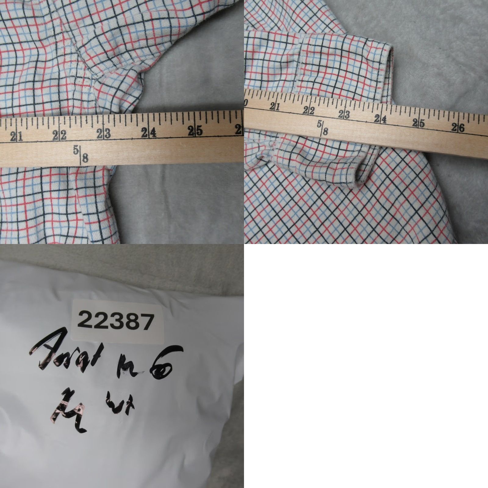 Ariat Ariat Work Shirt Men Large Tall White Check Flame Resistant Pocket LOGO CAT 2 Size US L / EU 52-54 / 3 - 8 Thumbnail