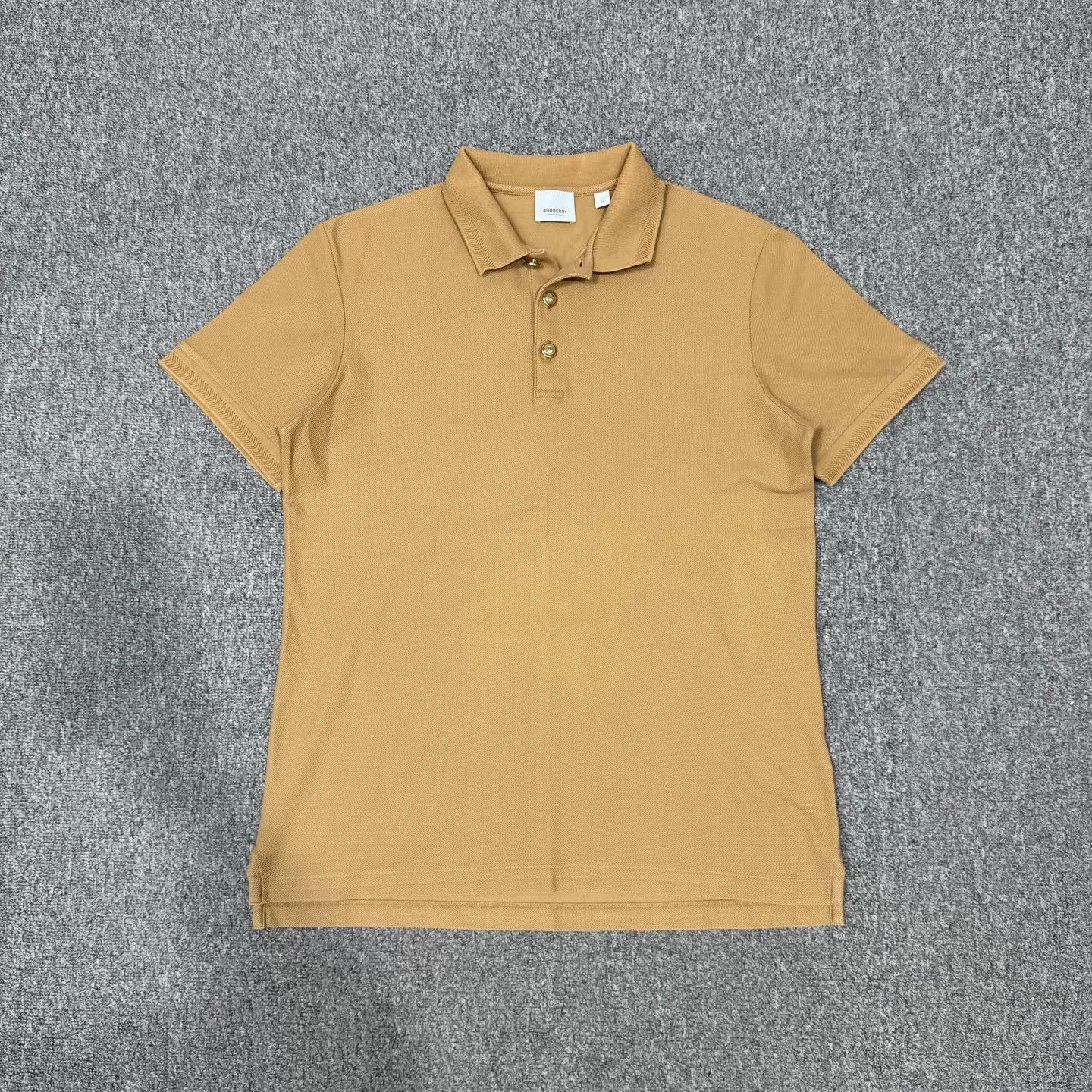 Burberry Burberry Khaki Logo Short Sleeve Polo M 99 New Size US M / EU 48-50 / 2 - 1 Thumbnail