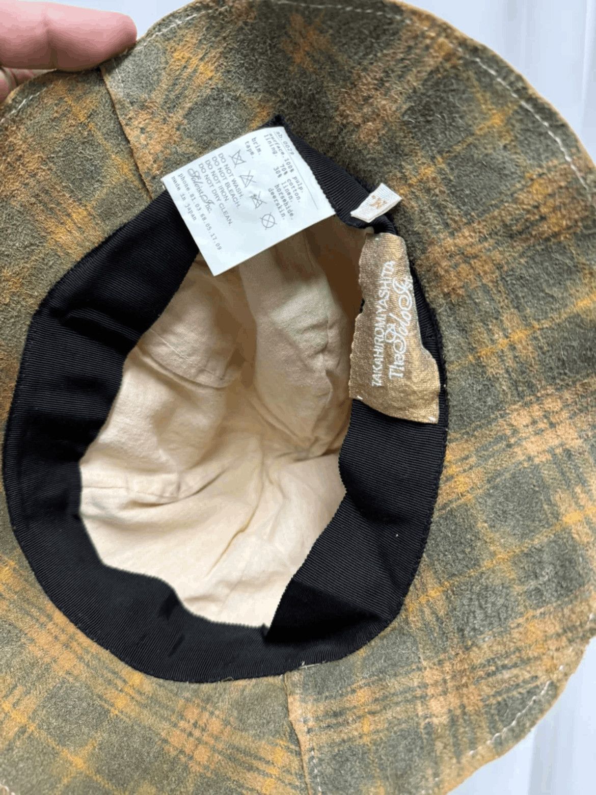 Takahiromiyashita The Soloist. Takahitomiyashita the Soloist Leather Joint Hat-2505 Size ONE SIZE - 8 Thumbnail