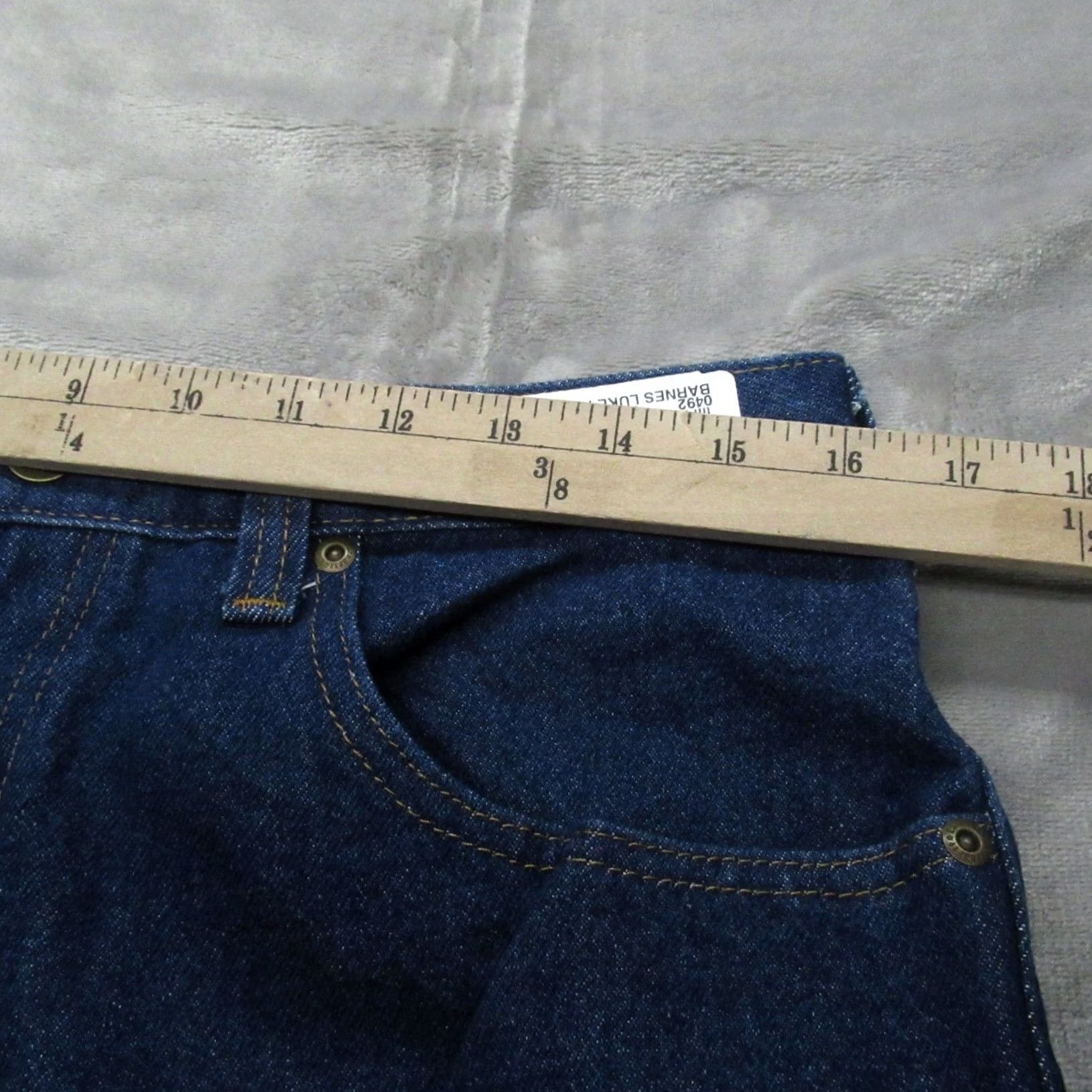 Carhartt Carhartt Jeans Men 32x36 Denim Relaxed Bootcut 5-Pocket solid Blue Cotton Heavy New Size US 32 / EU 48 - 7 Thumbnail