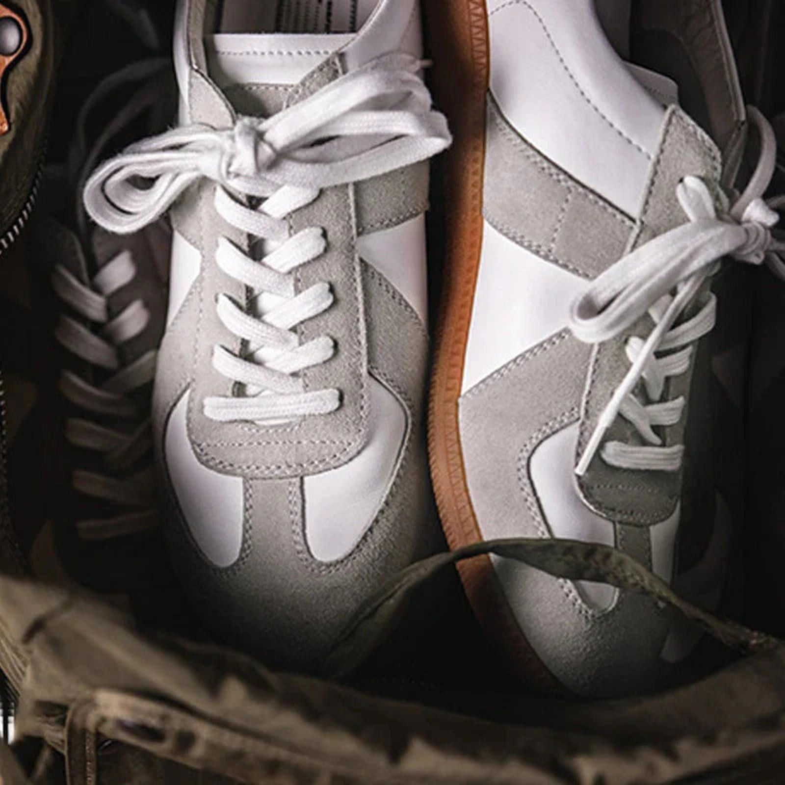 Vintage Low Vintage Style Military Sneakers, Germany Army Trainers Size US 7 / EU 40 - 3 Thumbnail