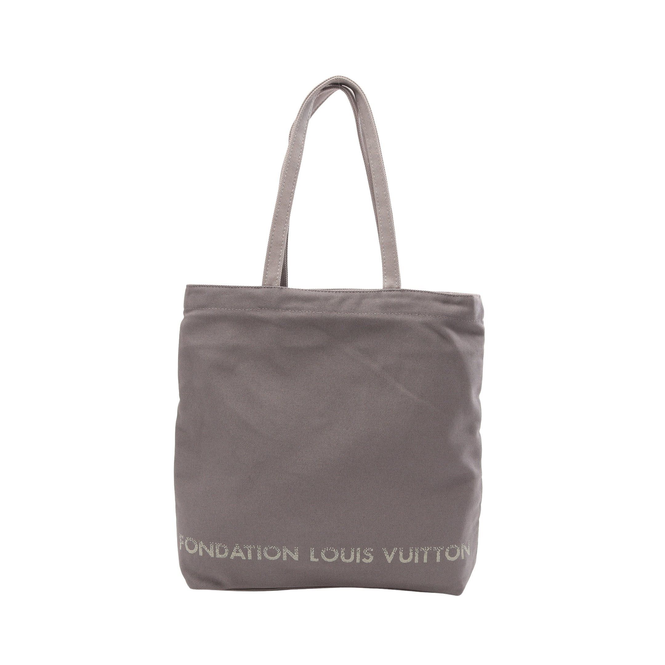 Louis Vuitton Louis Vuitton Foundation Shoulder Bag Tote Canvas Gray Size ONE SIZE - 1 Thumbnail