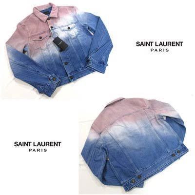 Saint Laurent Paris Saint Laurent Paris Rendering color changing denim jacket-2 Size US XL / EU 56 / 4 - 6 Thumbnail