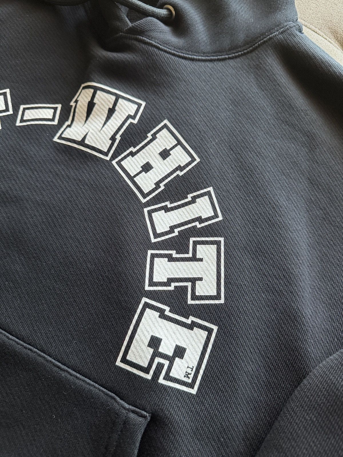 Off-White Off-White - Printed Cotton-Jersey Hoodie - Black Size US S / EU 44-46 / 1 - 4 Thumbnail