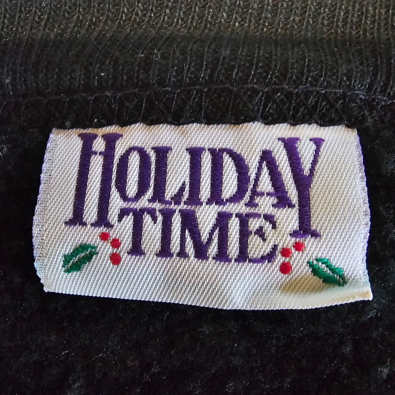 Vintage Vintage 90s Christmas Village Fullprint Sweatshirt Black L Size L / US 10 / IT 46 - 3 Thumbnail