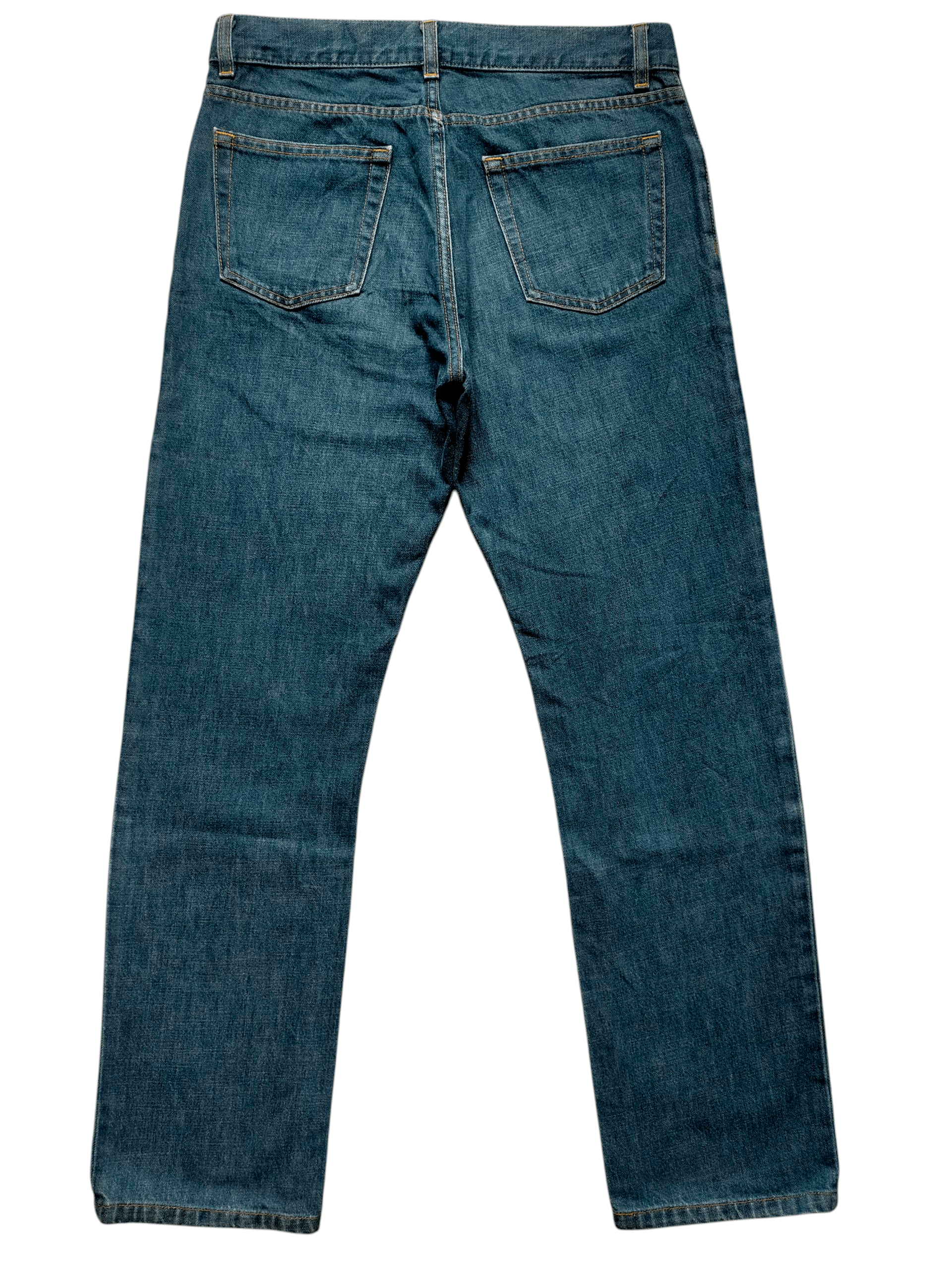 Helmut Lang Vintage 1998 Helmut Lang Italy Denim Pants Size US 31 - 2 Thumbnail