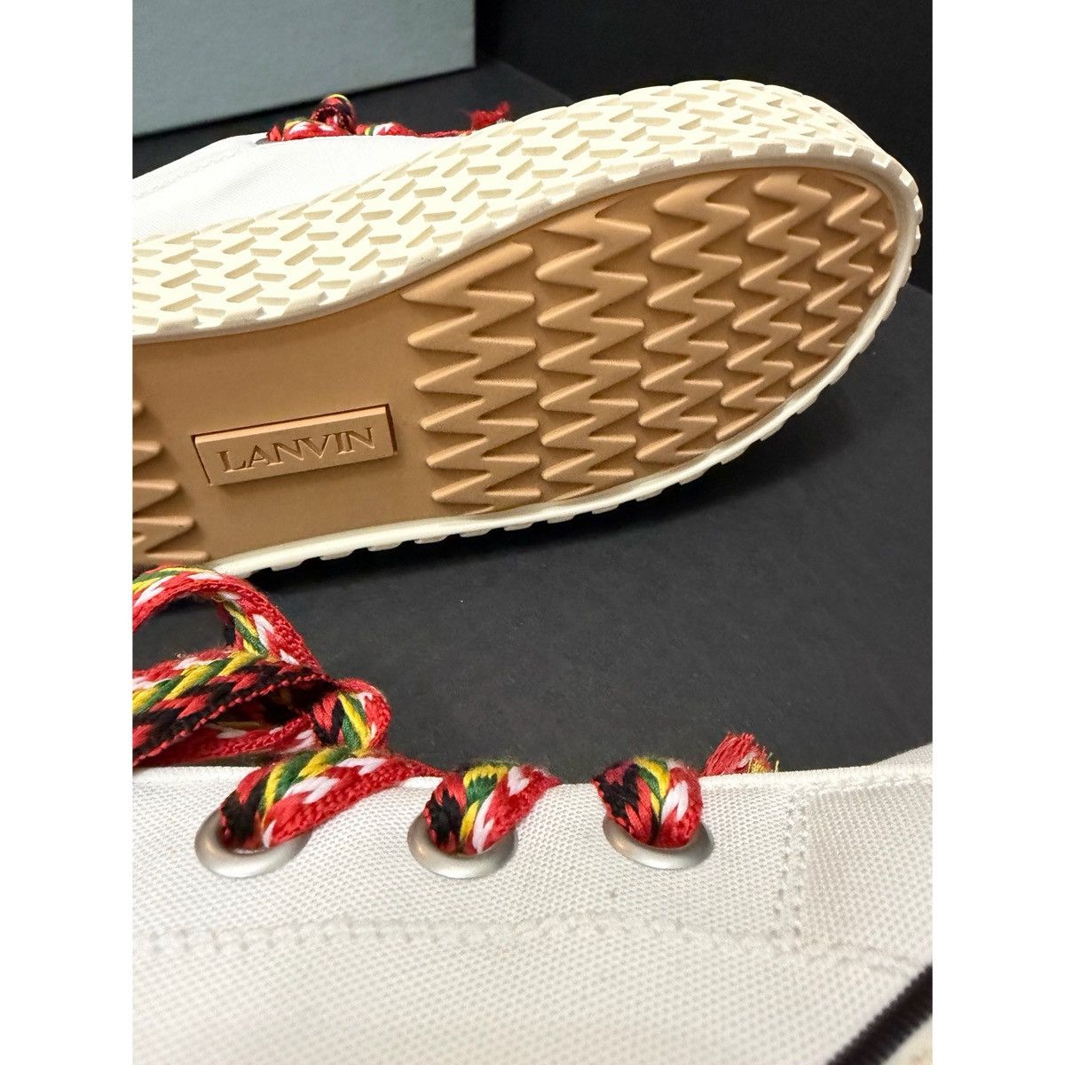 Lanvin LANVIN CURBIES LOW WHITES SNEAKERS Size US 8 / EU 41 - 19 Thumbnail