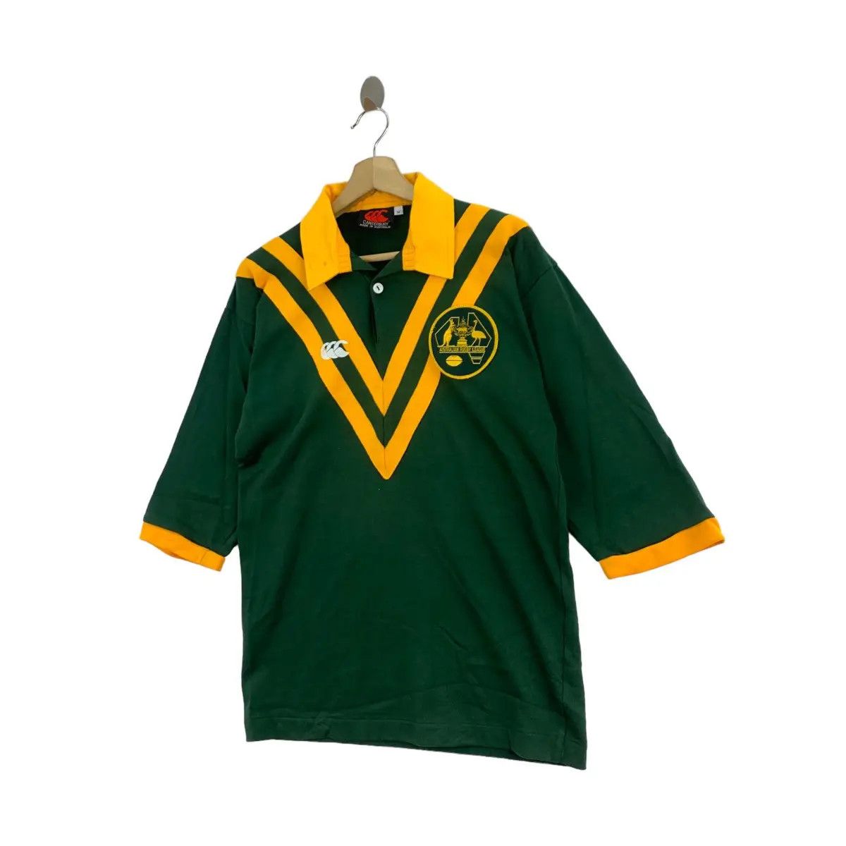 Canterbury of New Zealand Vintage 90’ CANTERBURY THE WALLABIES Rugby Union Jersey Size US M / EU 48-50 / 2 - 5 Thumbnail