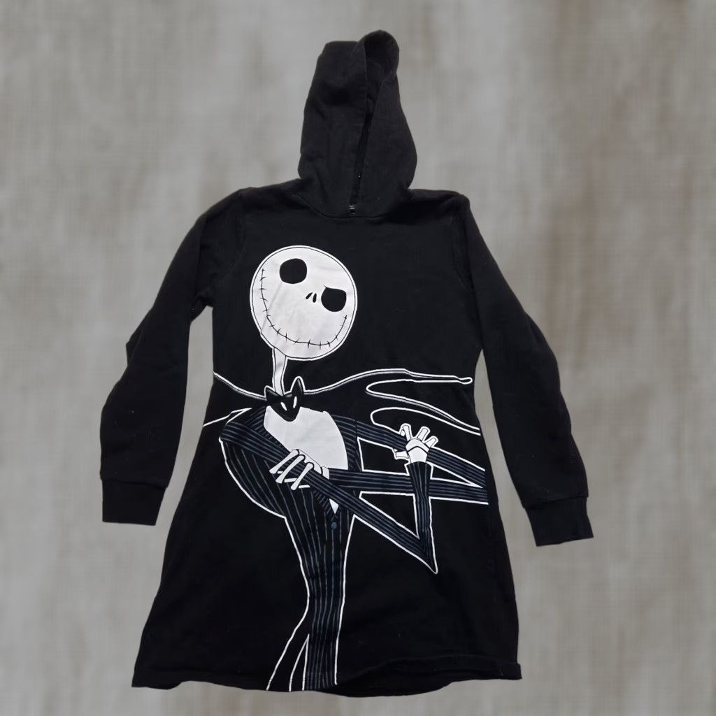 Port & Company Disney Nightmare Before Christmas Jack Skellington Hoodie Black Adult Large Size L / US 10 / IT 46 - 1 Thumbnail