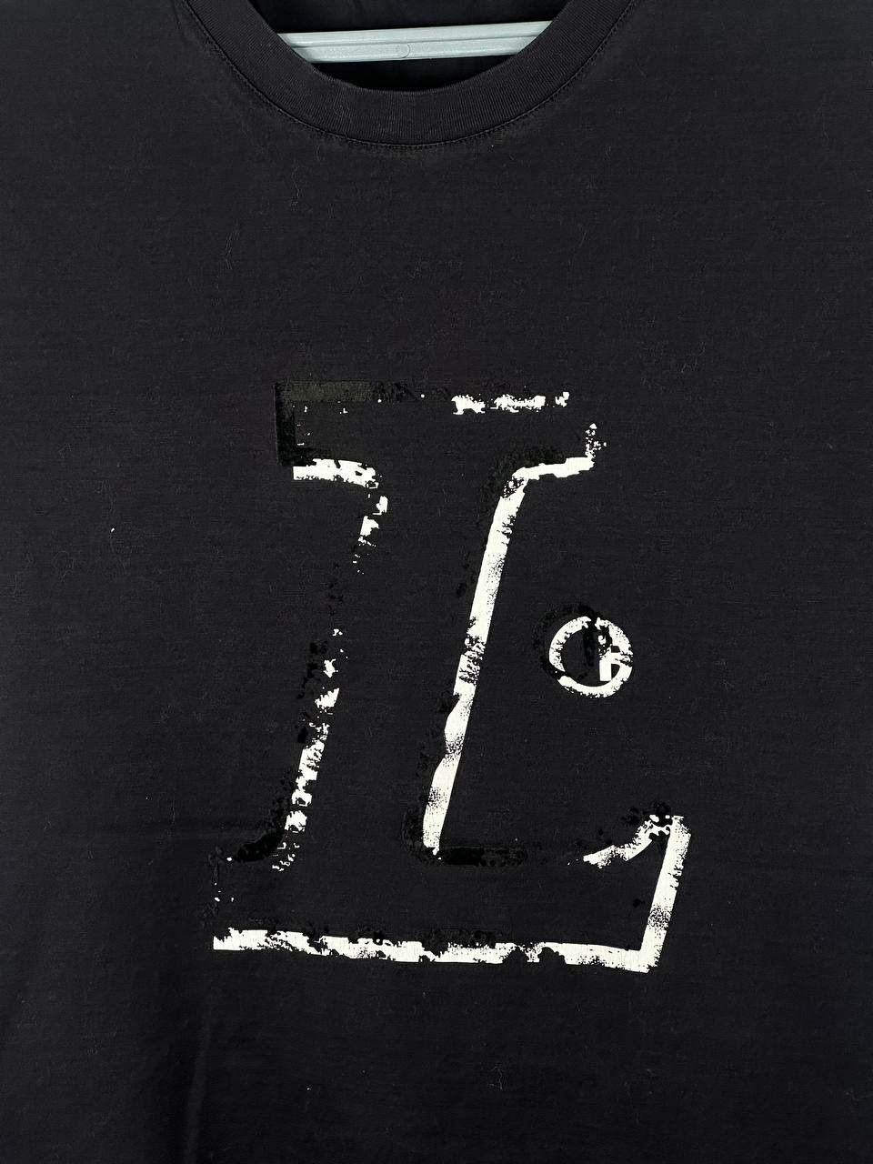 Lanvin Lanvin Big Logo Luxury T Shirt Coton Navy Slim Fit Size US L / EU 52-54 / 3 - 4 Thumbnail