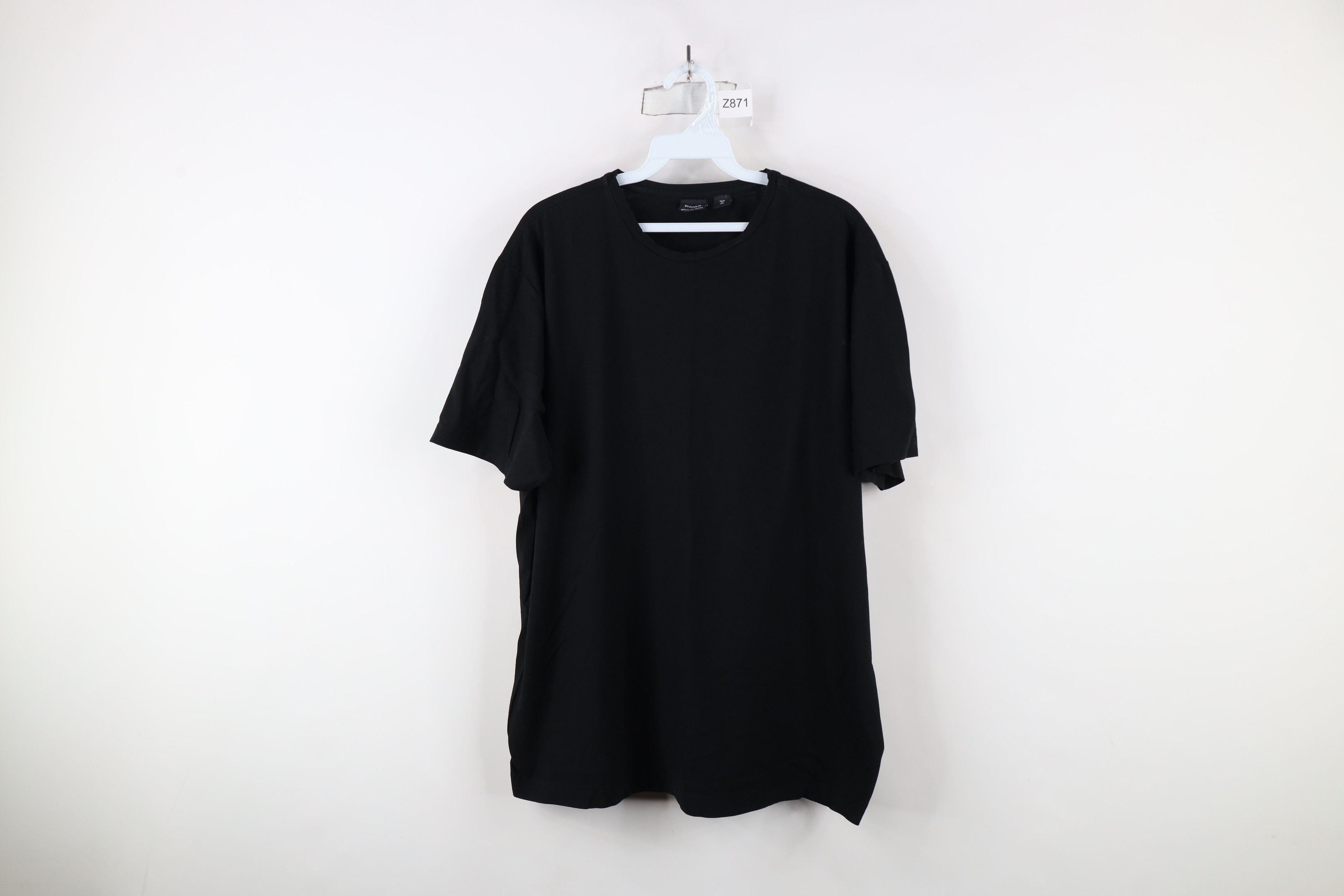 Hugo Boss × Vintage Hugo Boss Mercerized Cotton Short Sleeve T-Shirt Black Size US XL / EU 56 / 4 - 1 Thumbnail