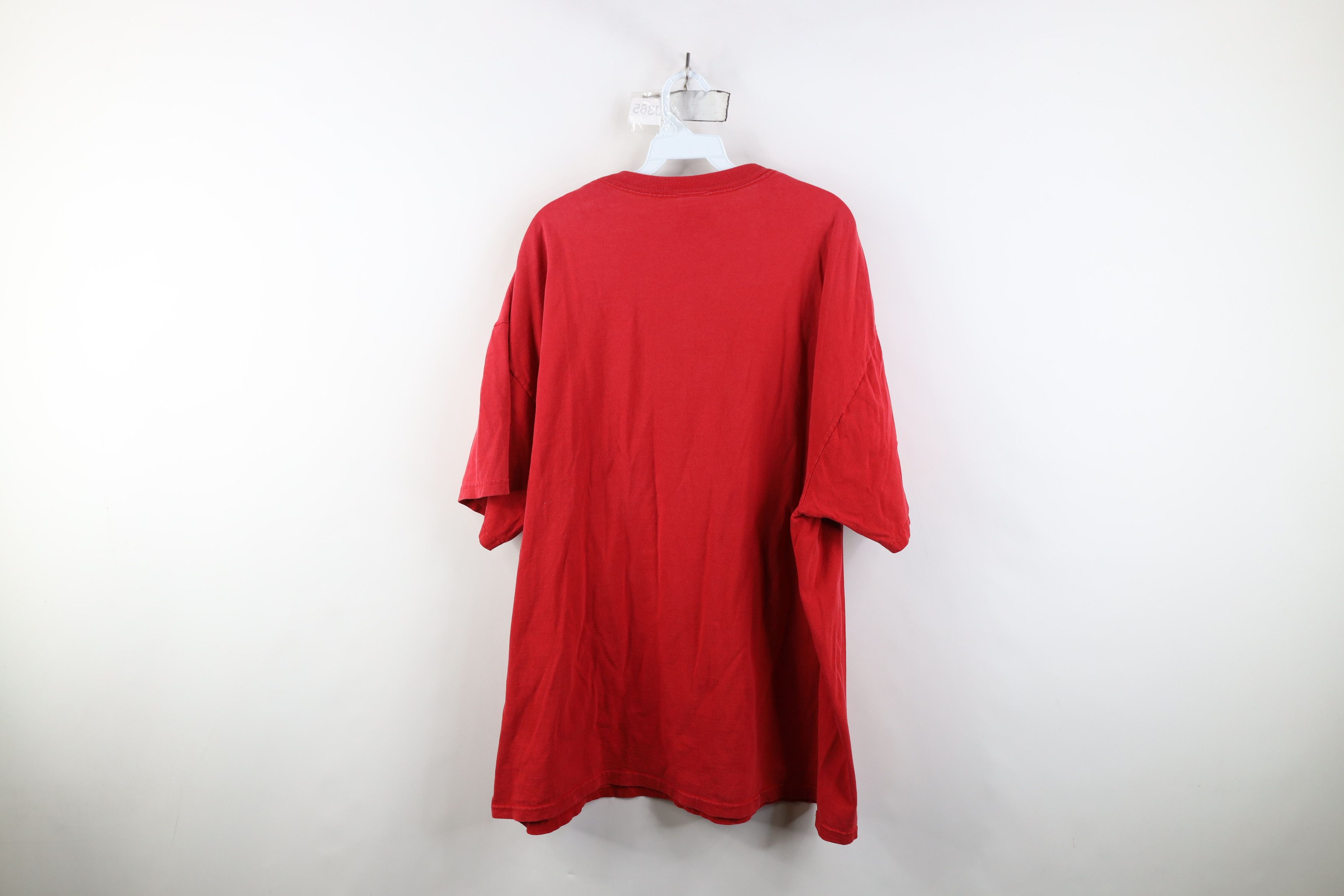 Vintage Vintage 90s Spell Out Ohio State University T-Shirt Red Size US XL / EU 56 / 4 - 11 Thumbnail
