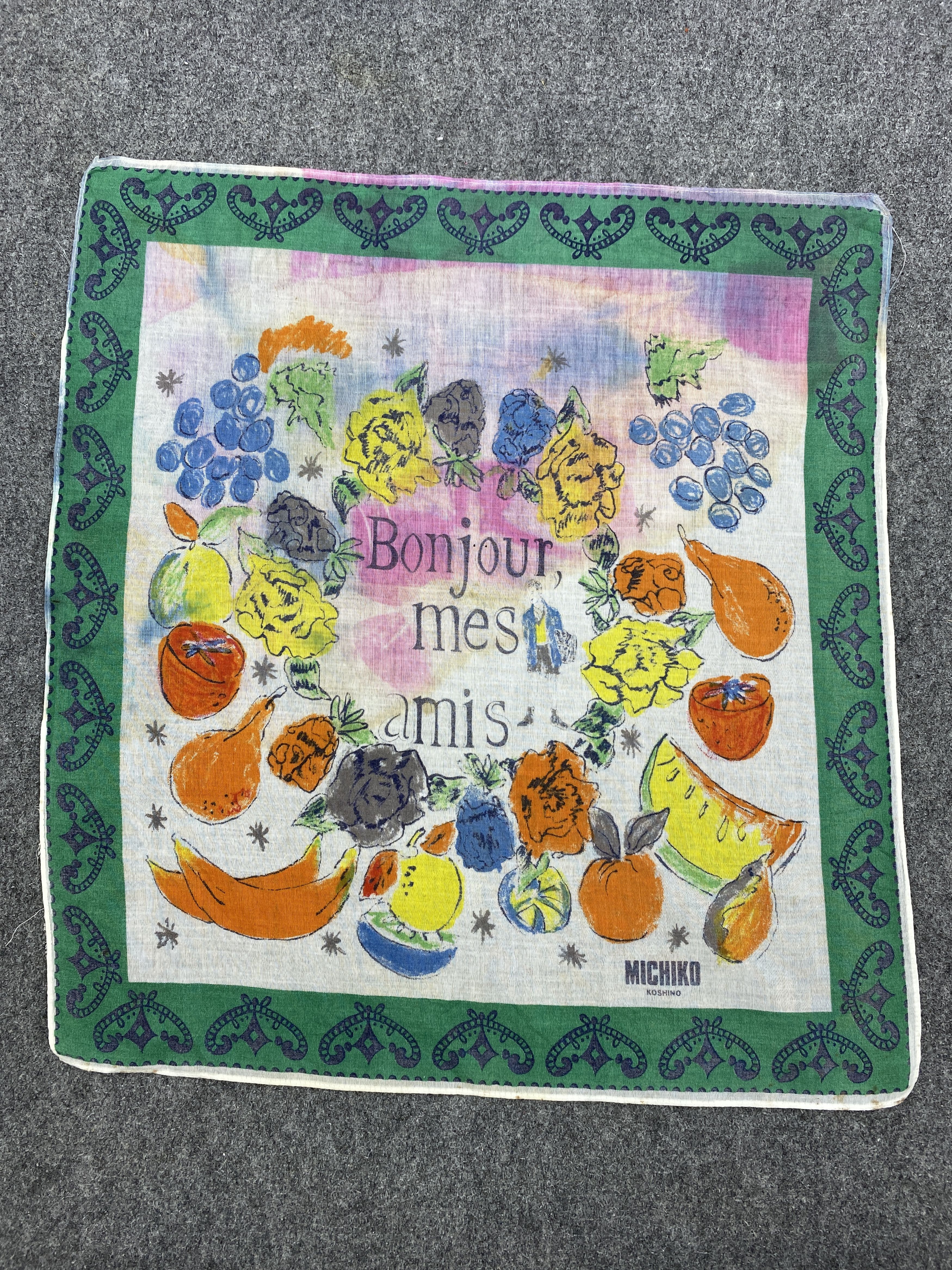 Michiko Koshino Vintage Michiko Koshino Handkerchief / Neckerchief HKC1000 Size ONE SIZE - 4 Thumbnail