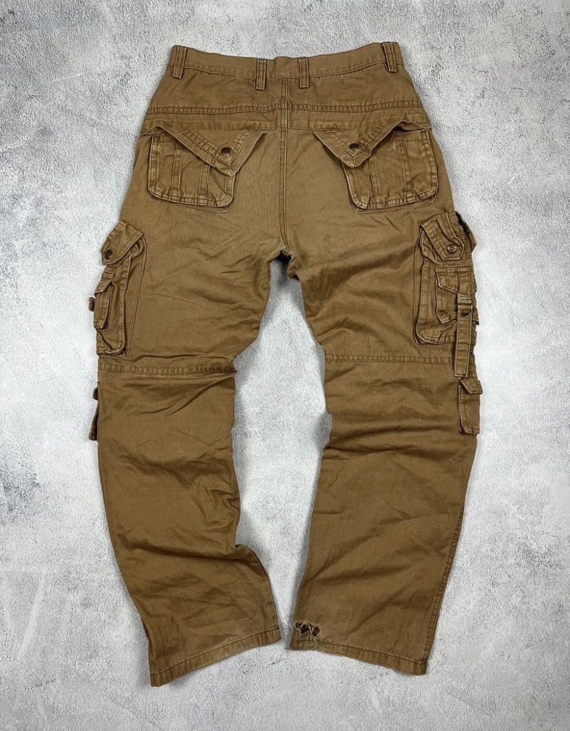 Japanese Brand Dirty pants Faded Crash denim thrashed y2k distressed jeans Size US 32 / EU 48 - 2 Thumbnail