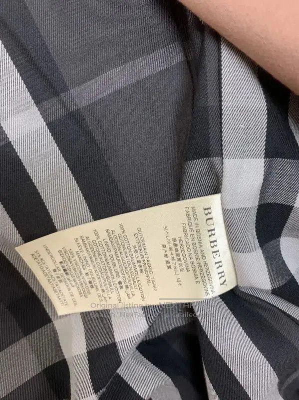 Burberry Burberry XS Pink Cotton Women's Trench Coat. Size XS / US 0-2 / IT 36-38 - 5 Thumbnail