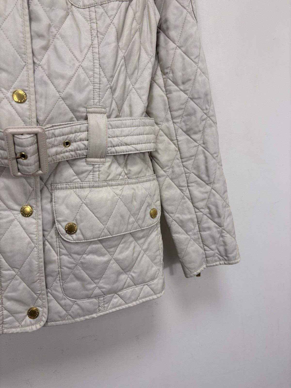 Barbour Barbour International Women’s Belted Quilted Jacket Size S / US 4 / IT 40 - 9 Thumbnail