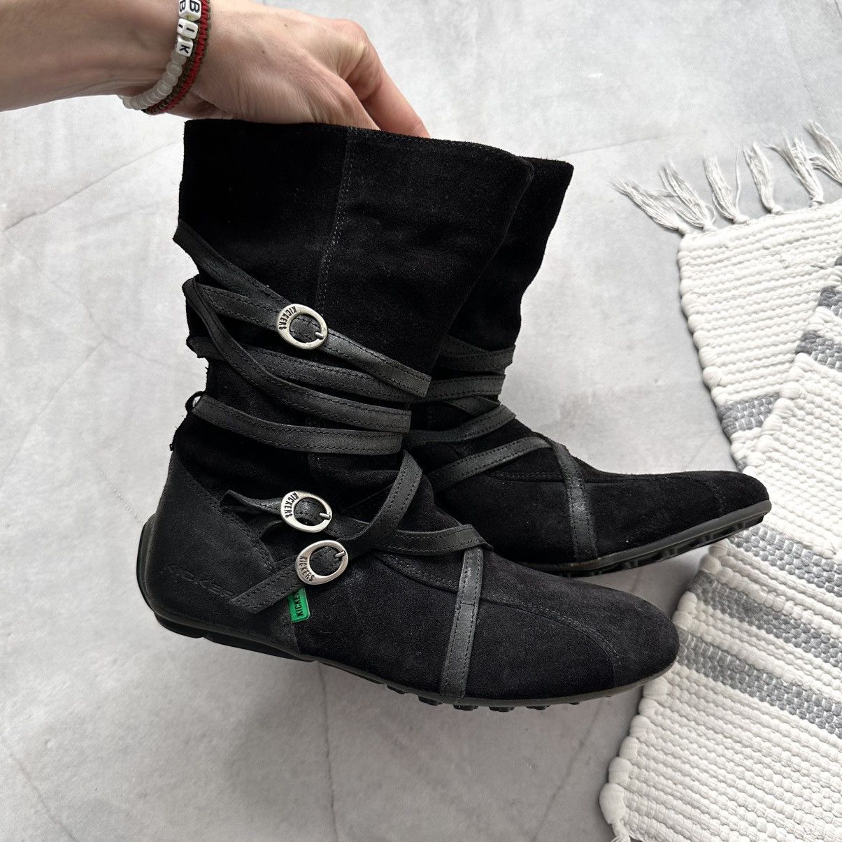 Dirk Bikkembergs Y2K Wrap Straps Boxing Biker Boots High Sneakers As 98 Vibe Size US 8 / IT 38 - 3 Thumbnail