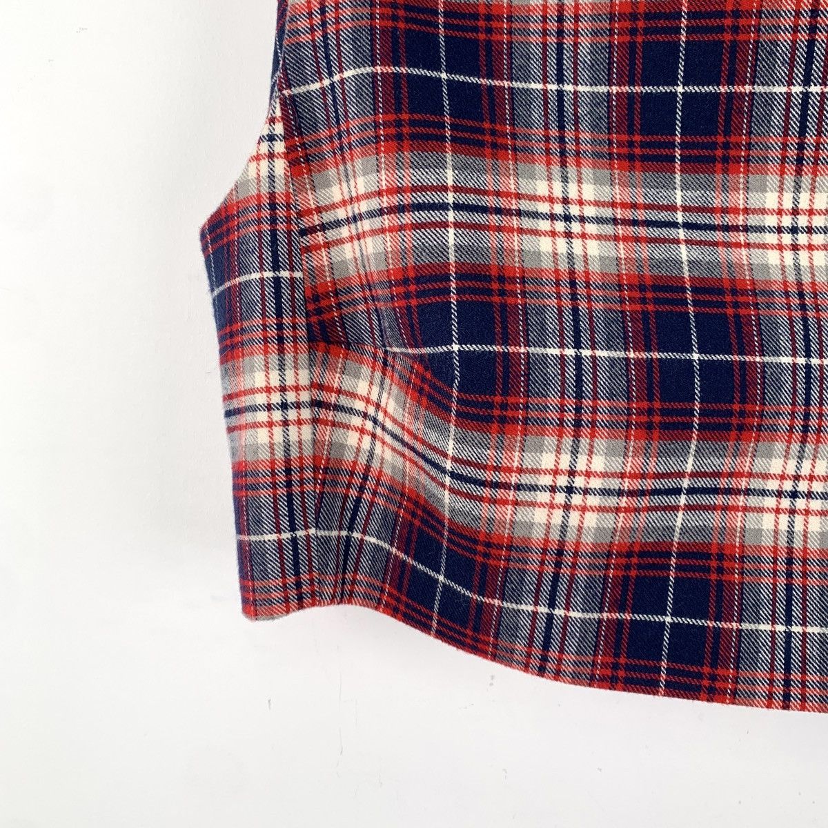 Celine Celine Colorblocked Checkered Cotton Sleeveless Vest Size S / US 4 / IT 40 - 4 Thumbnail
