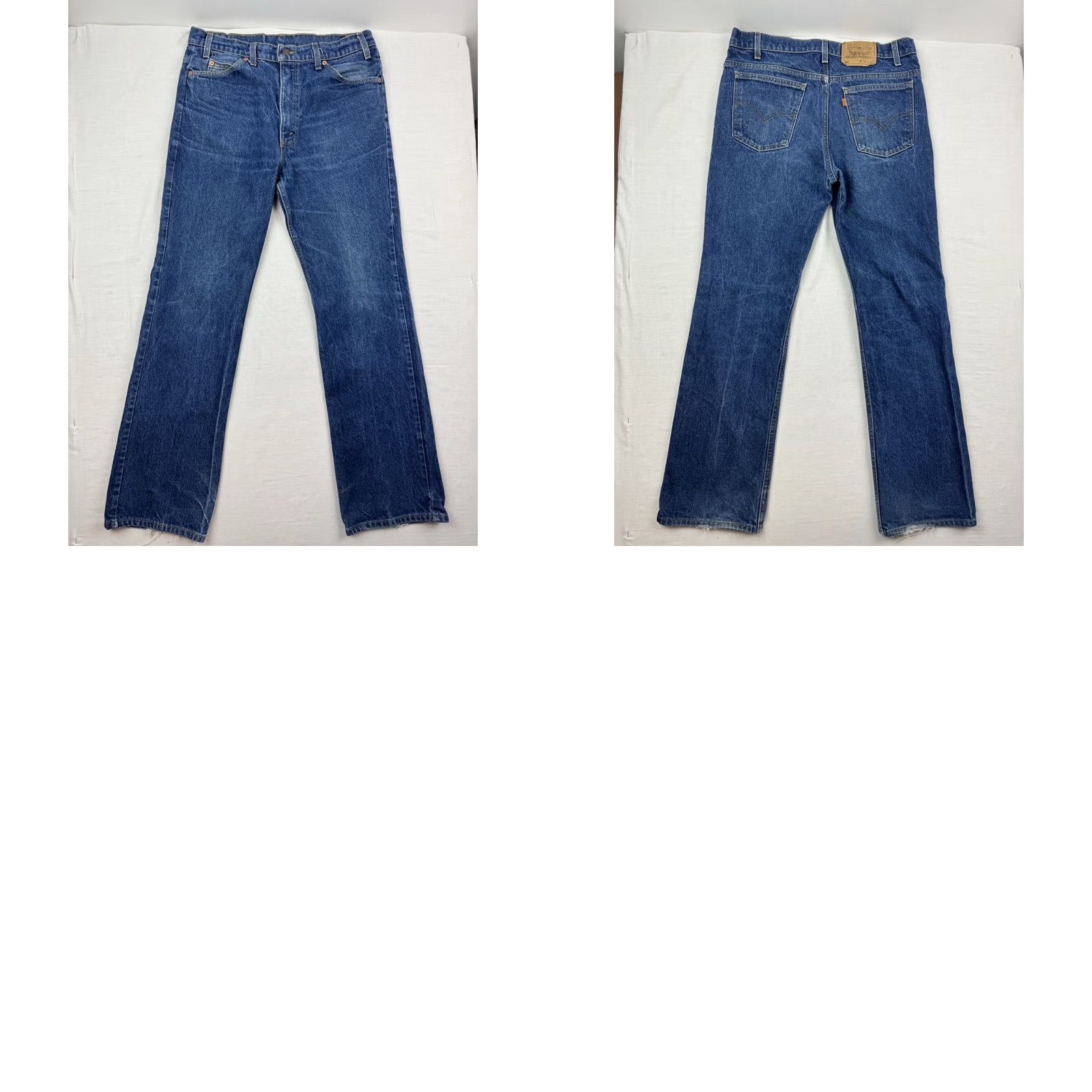 Levi's VINTAGE Levi's 517 Jeans Men 36x32 Denim 90s Orange Tab Bootcut USA 1990s Jeans Mens Size US 36 / EU 52 - 10 Thumbnail